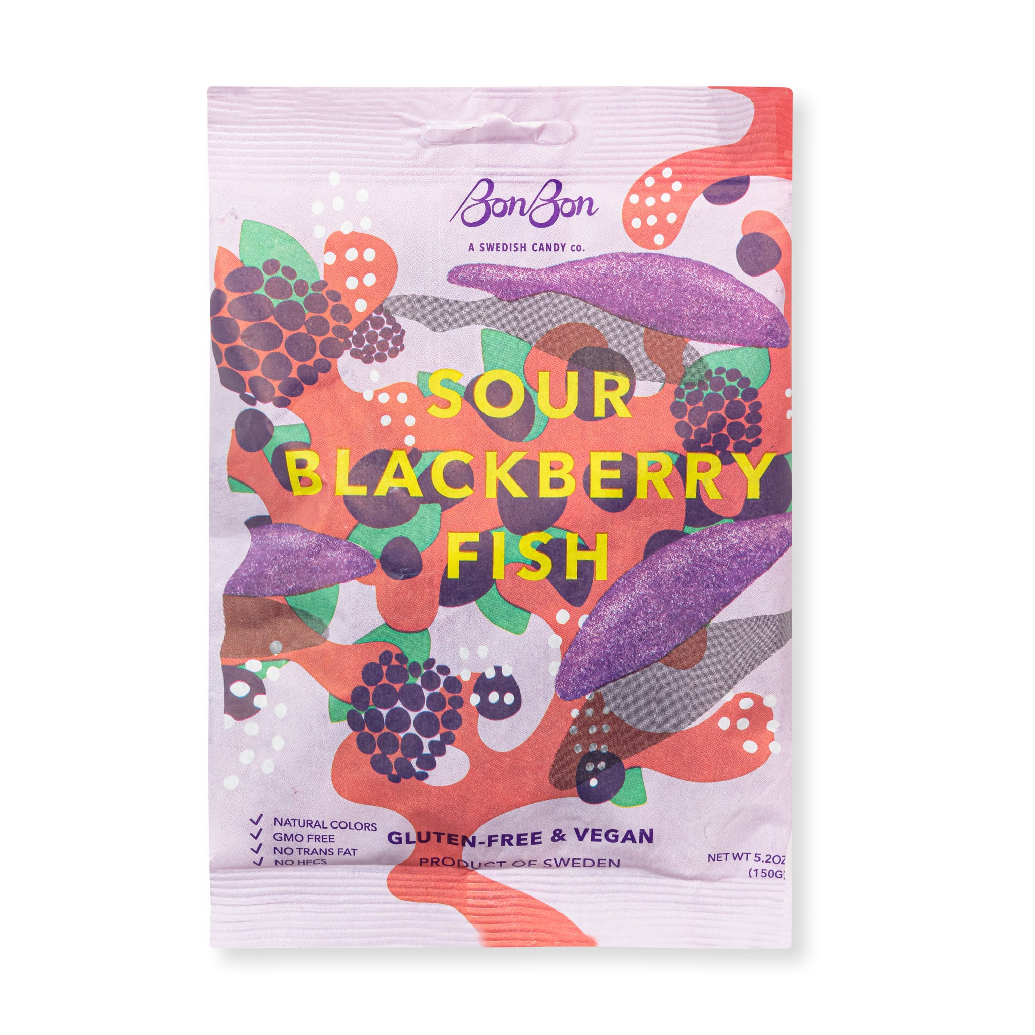BonBon Gummy Fish Candy - Sour Blackberry – MoMA Design Store
