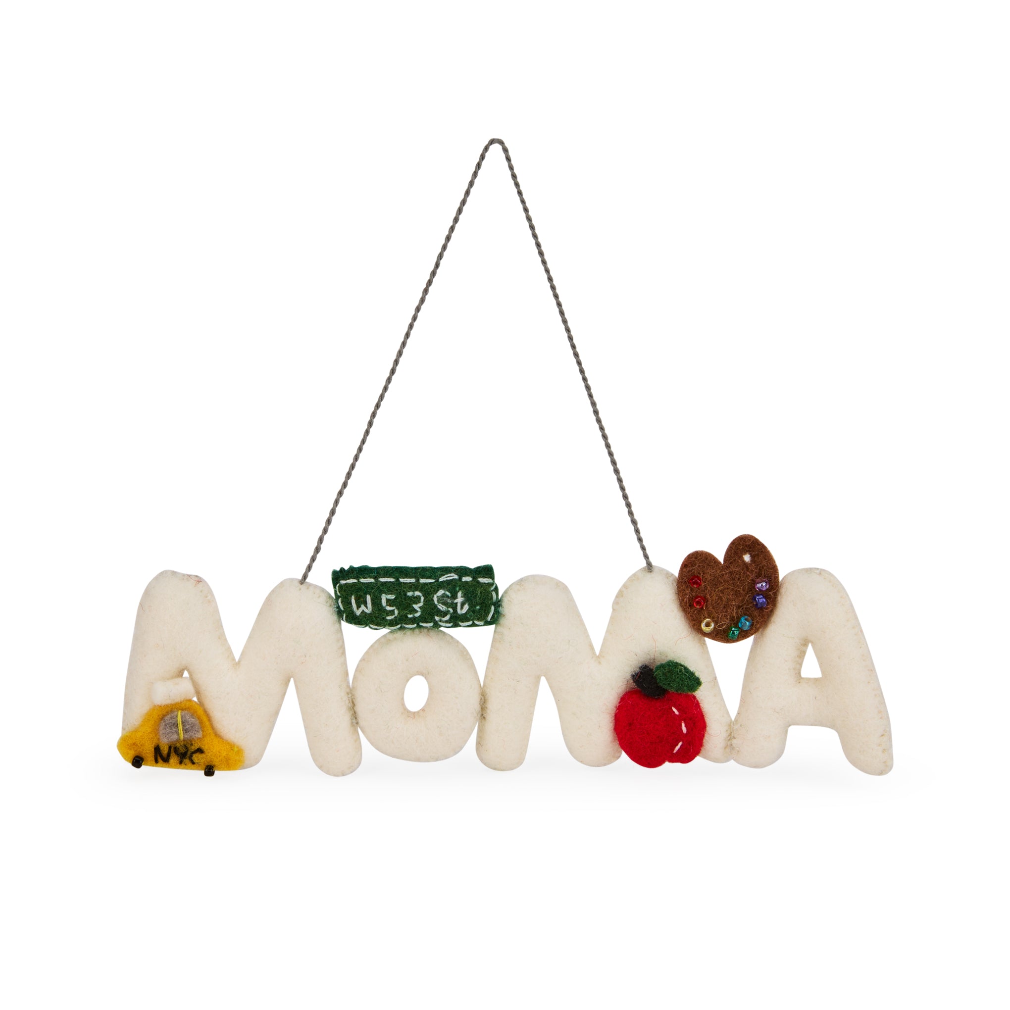 MoMA Logo Felt Holiday Ornament – MoMA Design Store