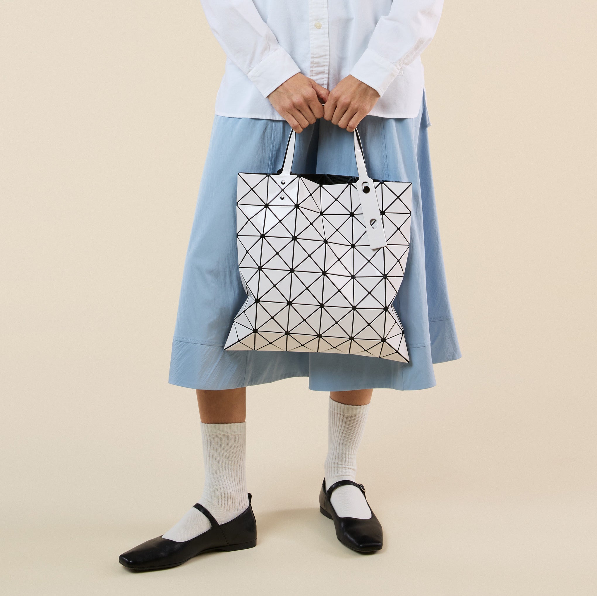 BAO BAO ISSEY MIYAKE Lucent Tote Bag - White – MoMA Design Store