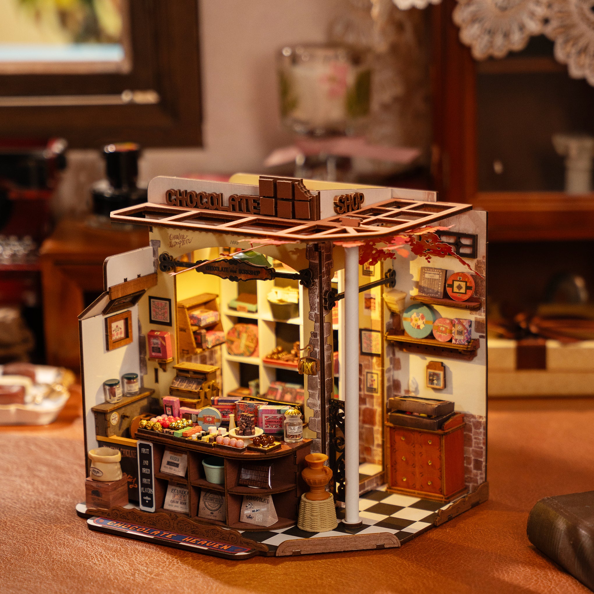 Rolife DIY Miniature Kit - Chocolate Shop – MoMA Design Store