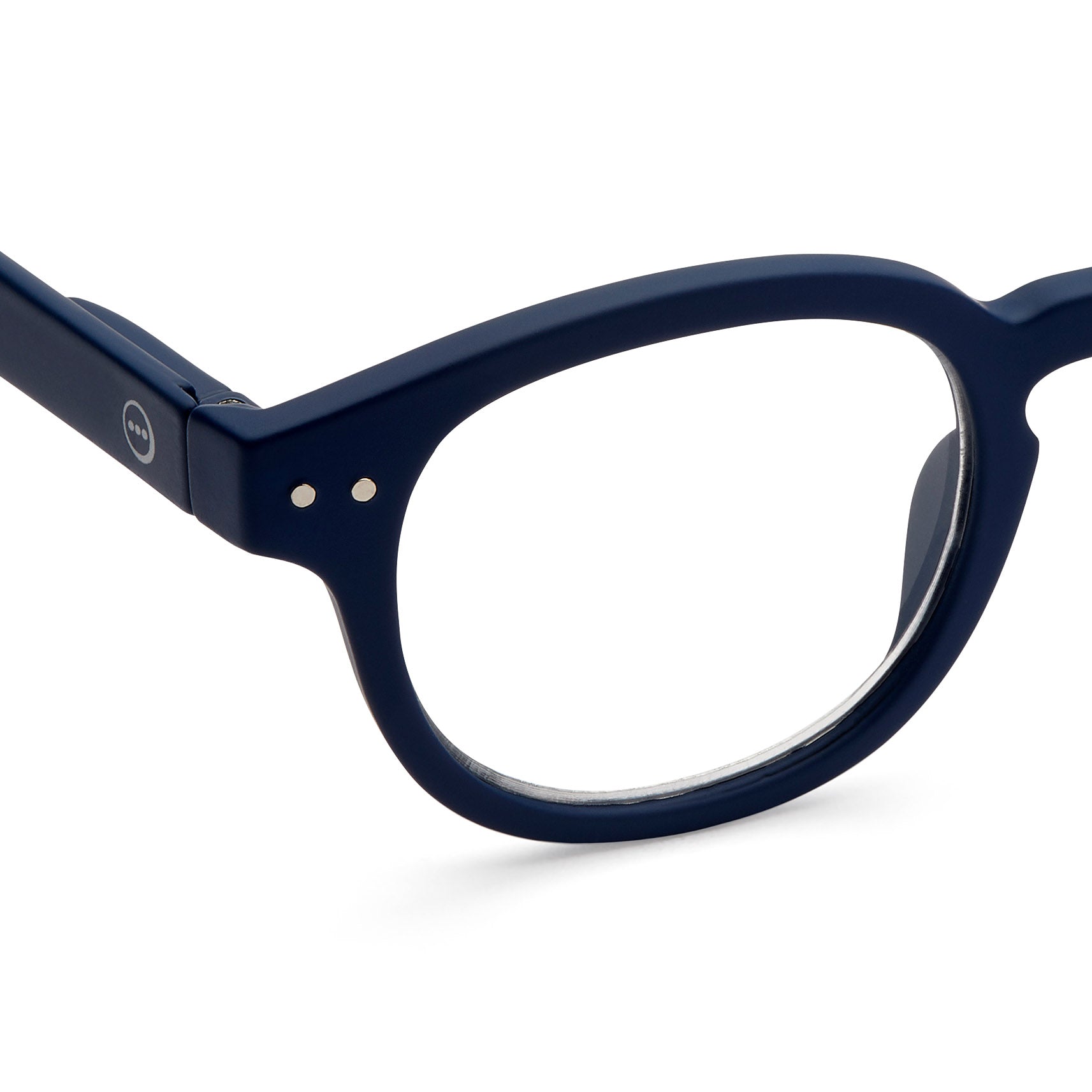 IZIPIZI Rounded-Edge Square Reading Glasses #C - Blue – MoMA