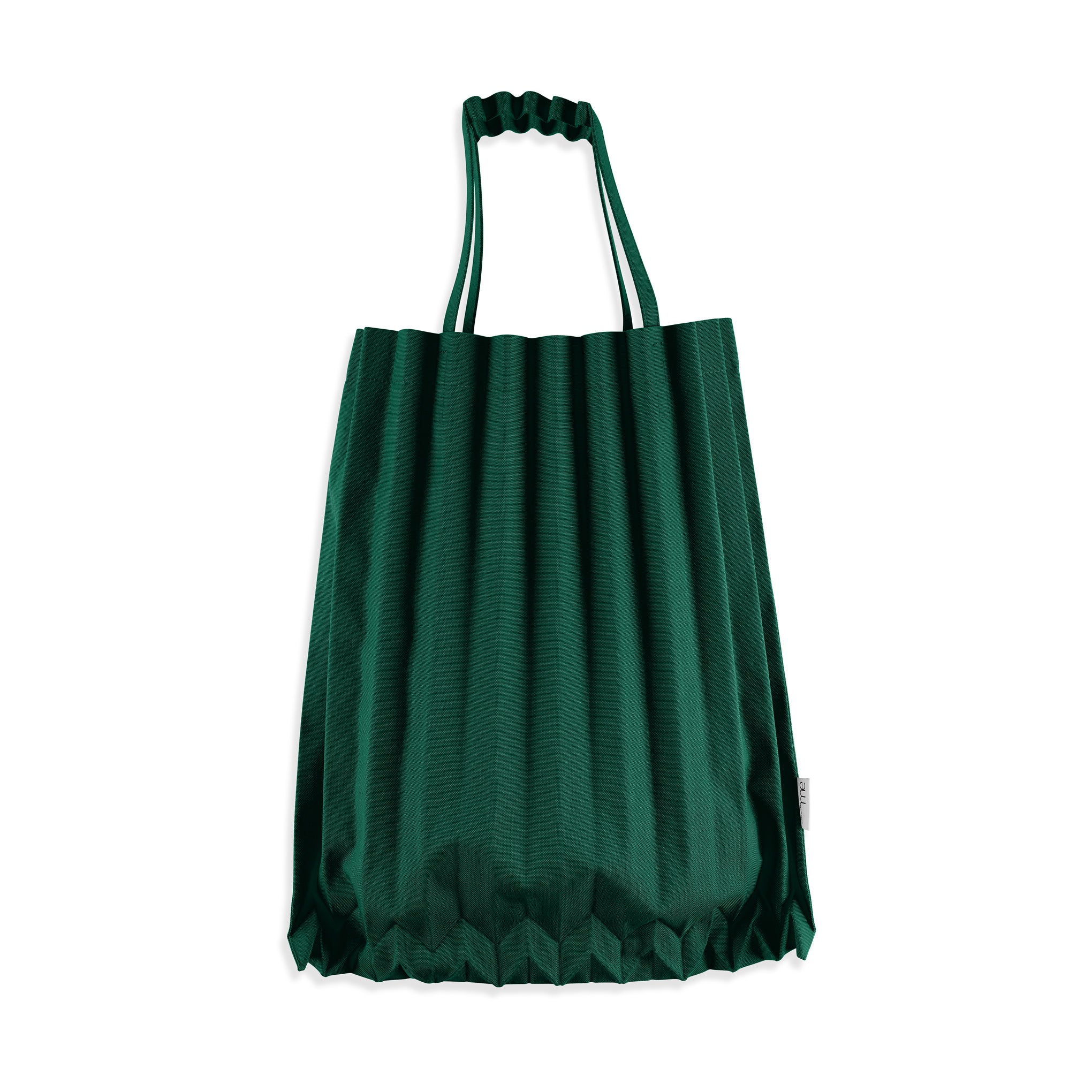 me ISSEY MIYAKE Recycled Polyester Trunk Pleats Bag - Dark Green