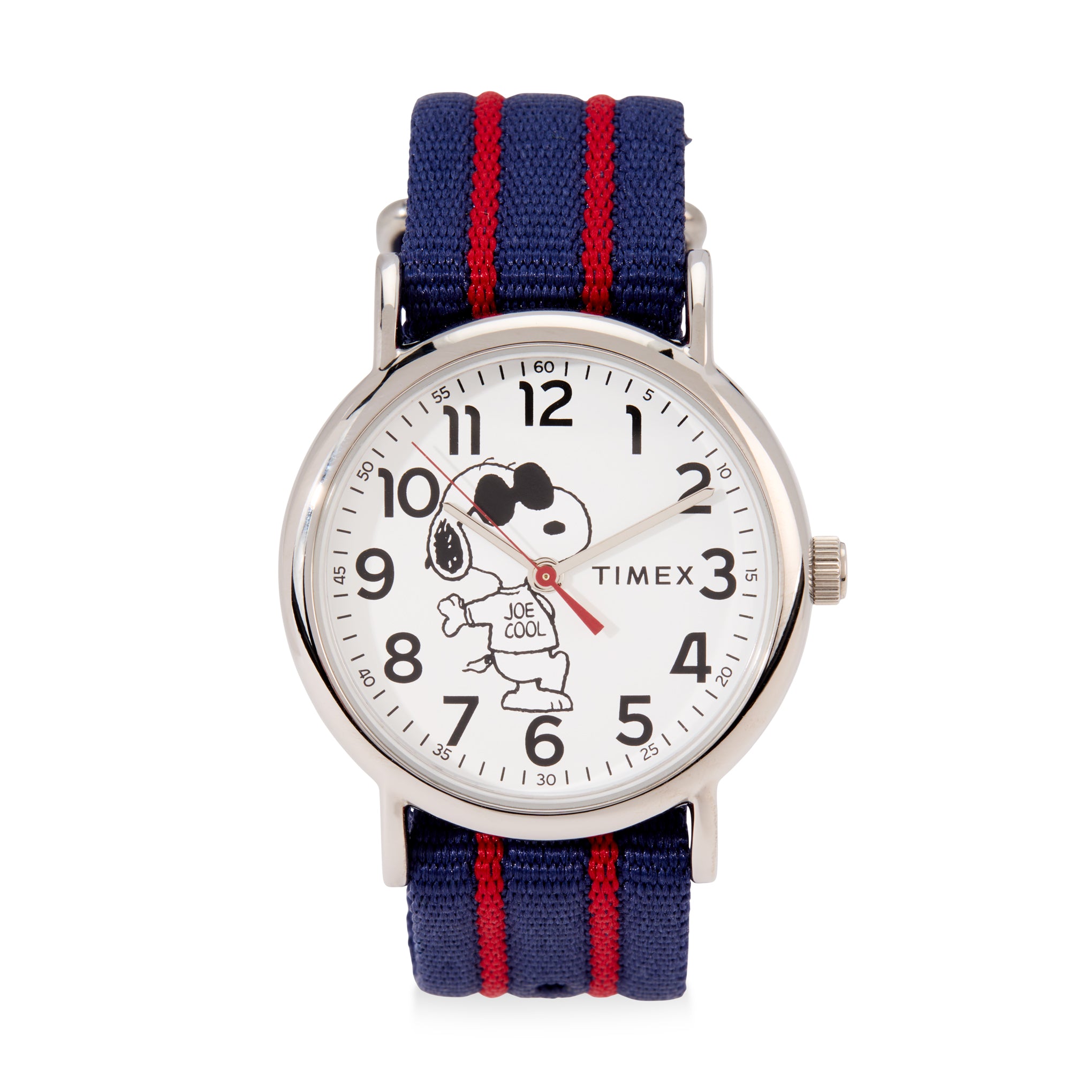 Snoopy Weekender Watch - Blue/ Red – MoMA Design Store