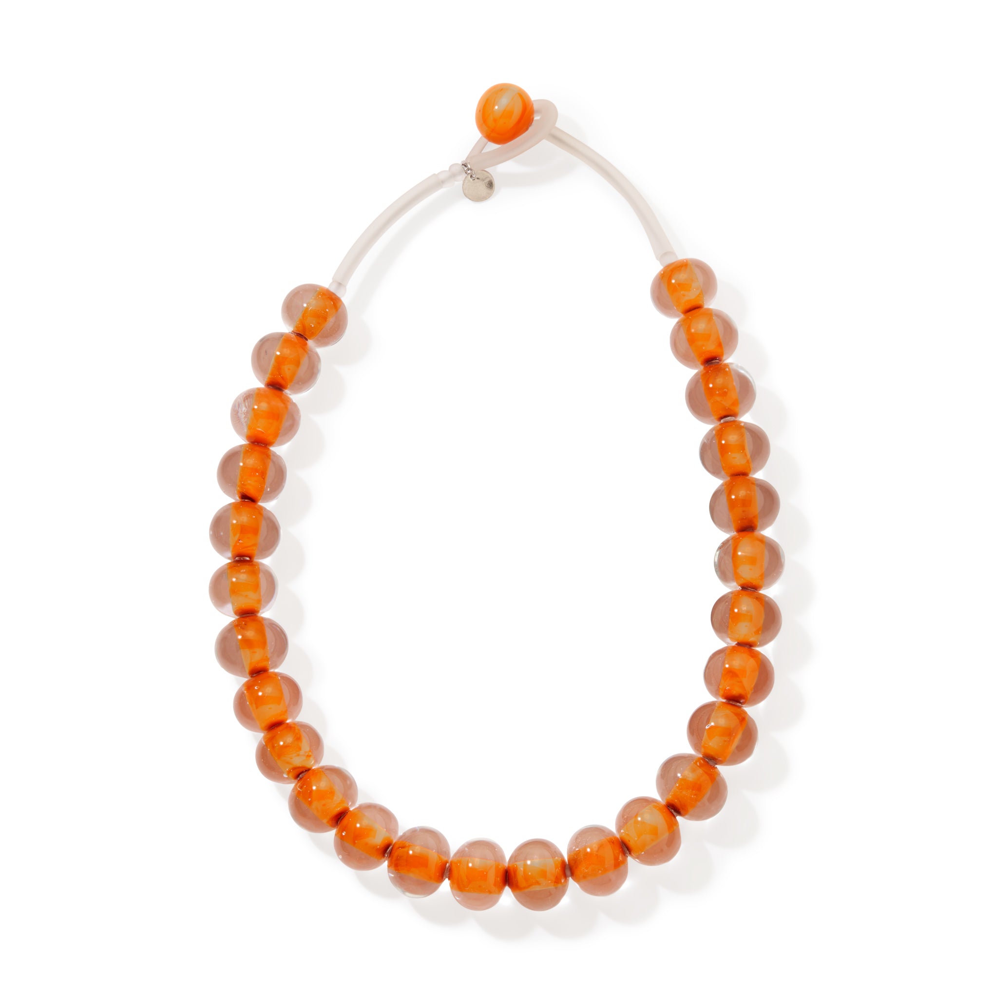Glass Ball Strip Necklace - Mandarin – MoMA Design Store