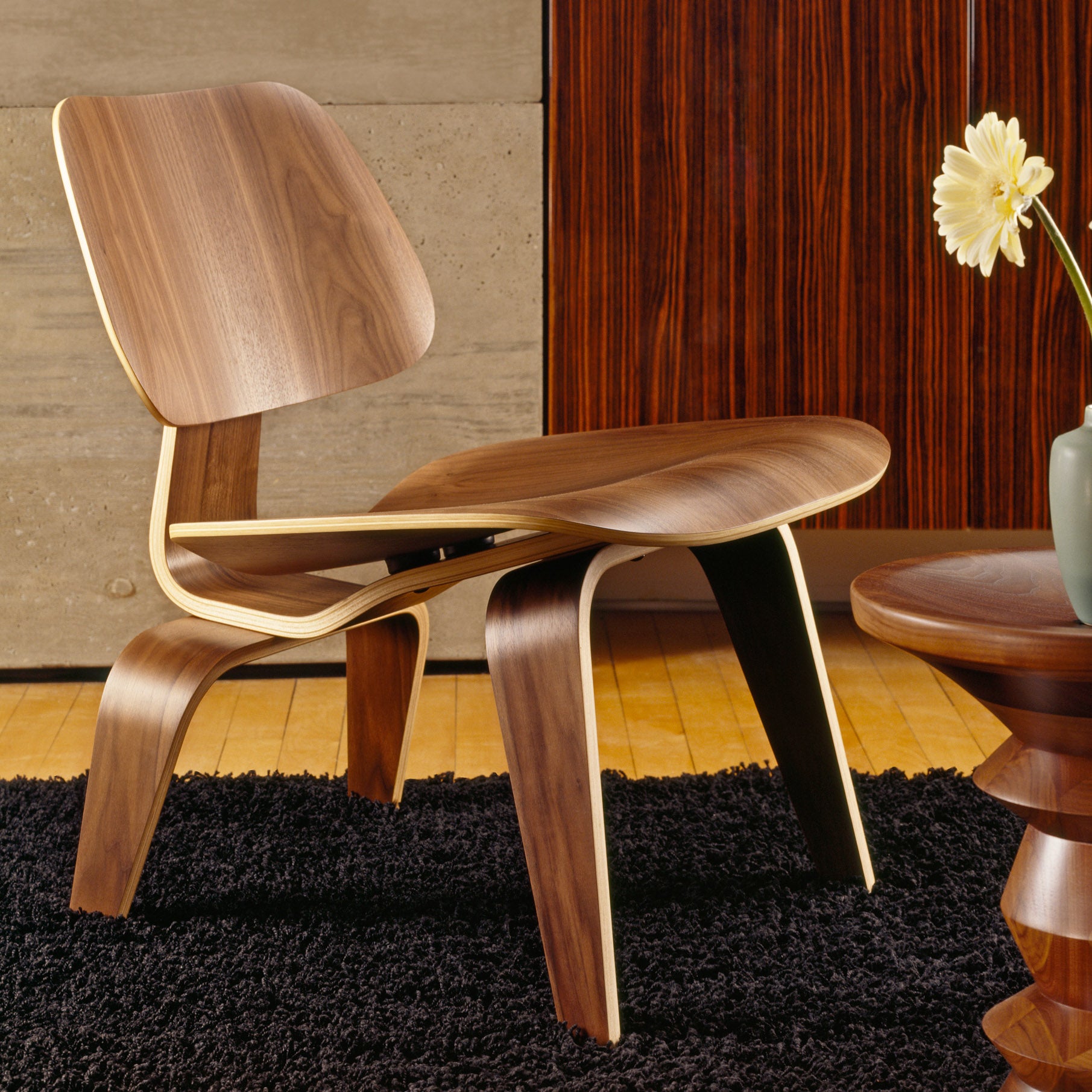 Eames® Molded Plywood Lounge Chair (LCW) from Herman Miller