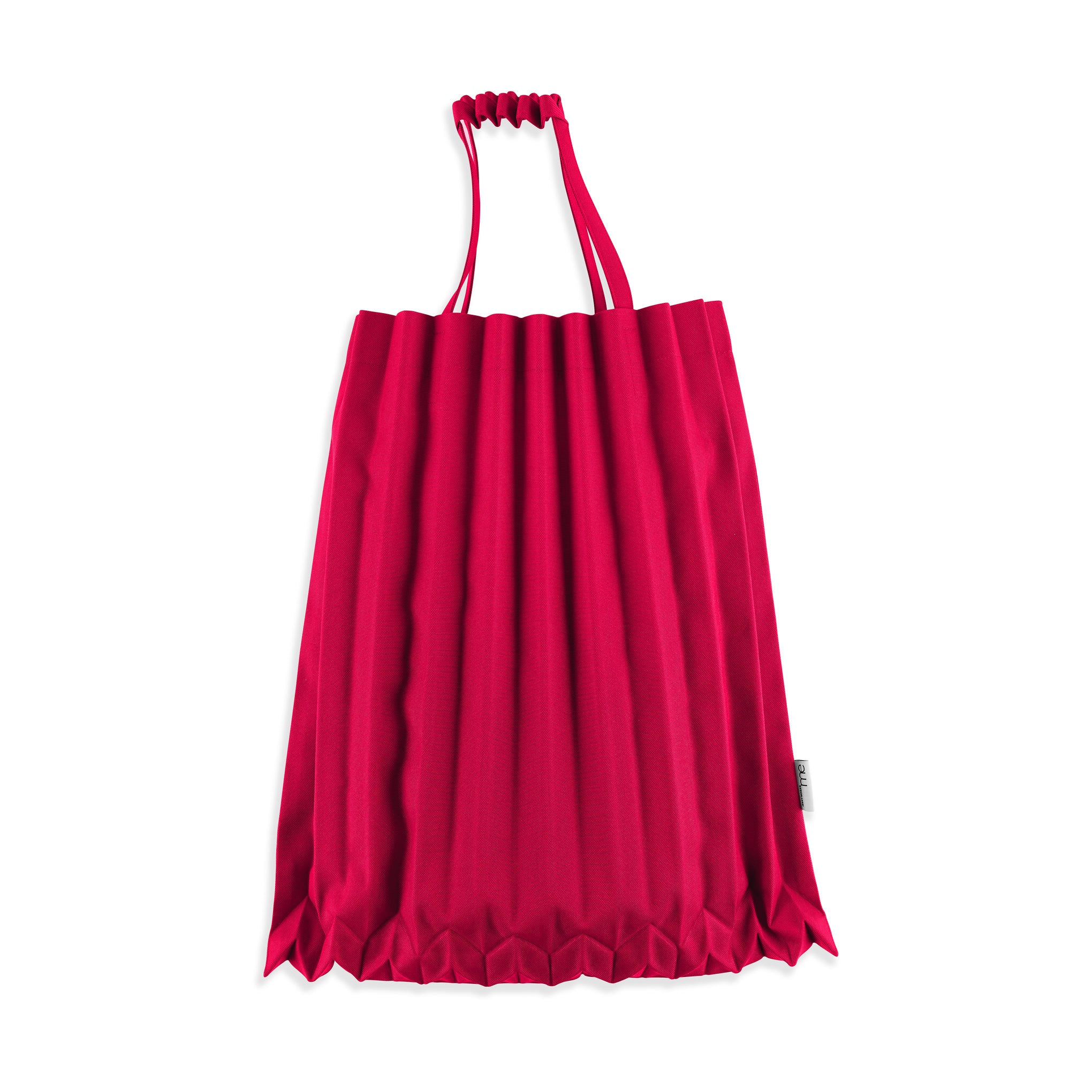 me ISSEY MIYAKE Recycled Polyester Trunk Pleats Bag - Cherry Red