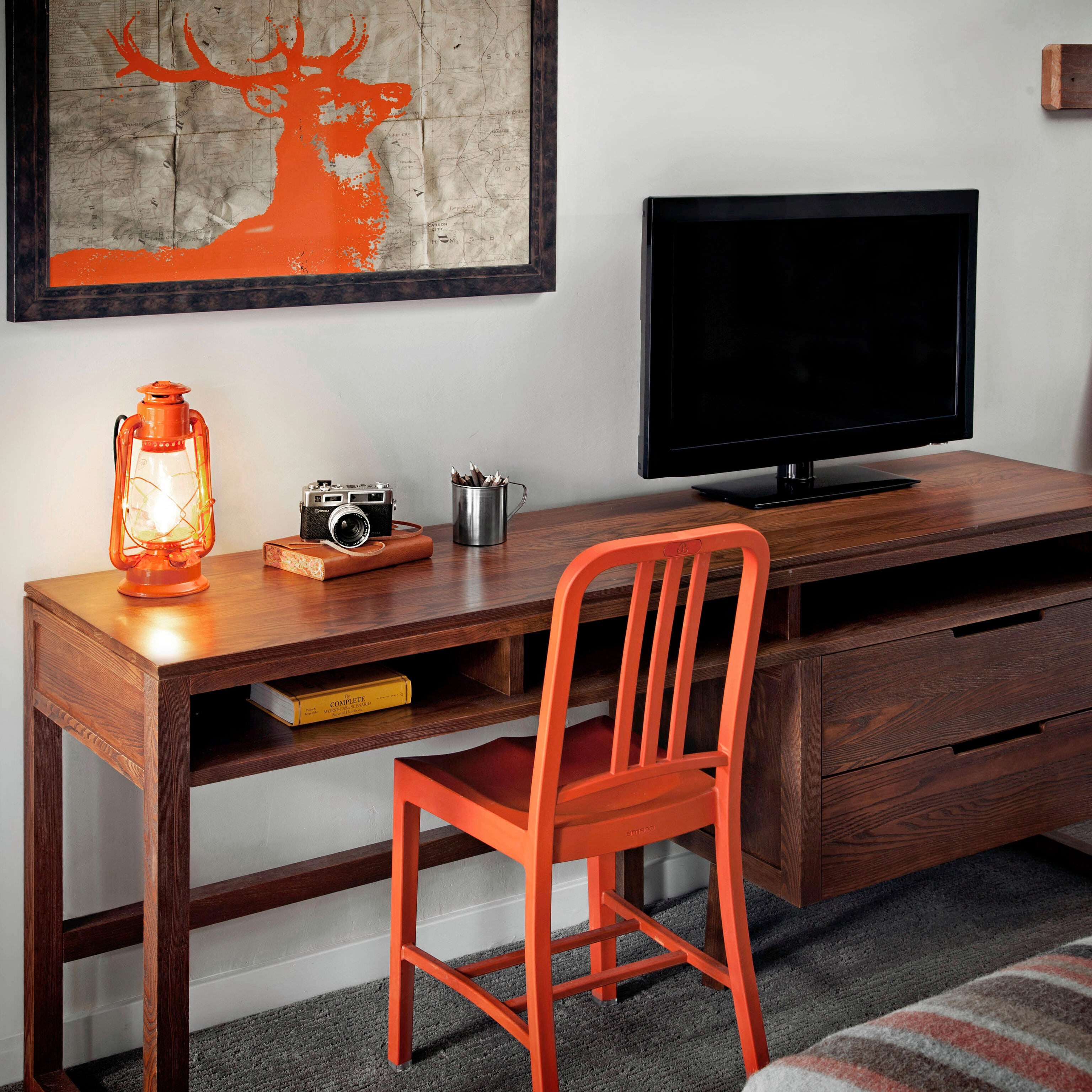 Emeco 111 Navy® Chair - Persimmon – MoMA Design Store