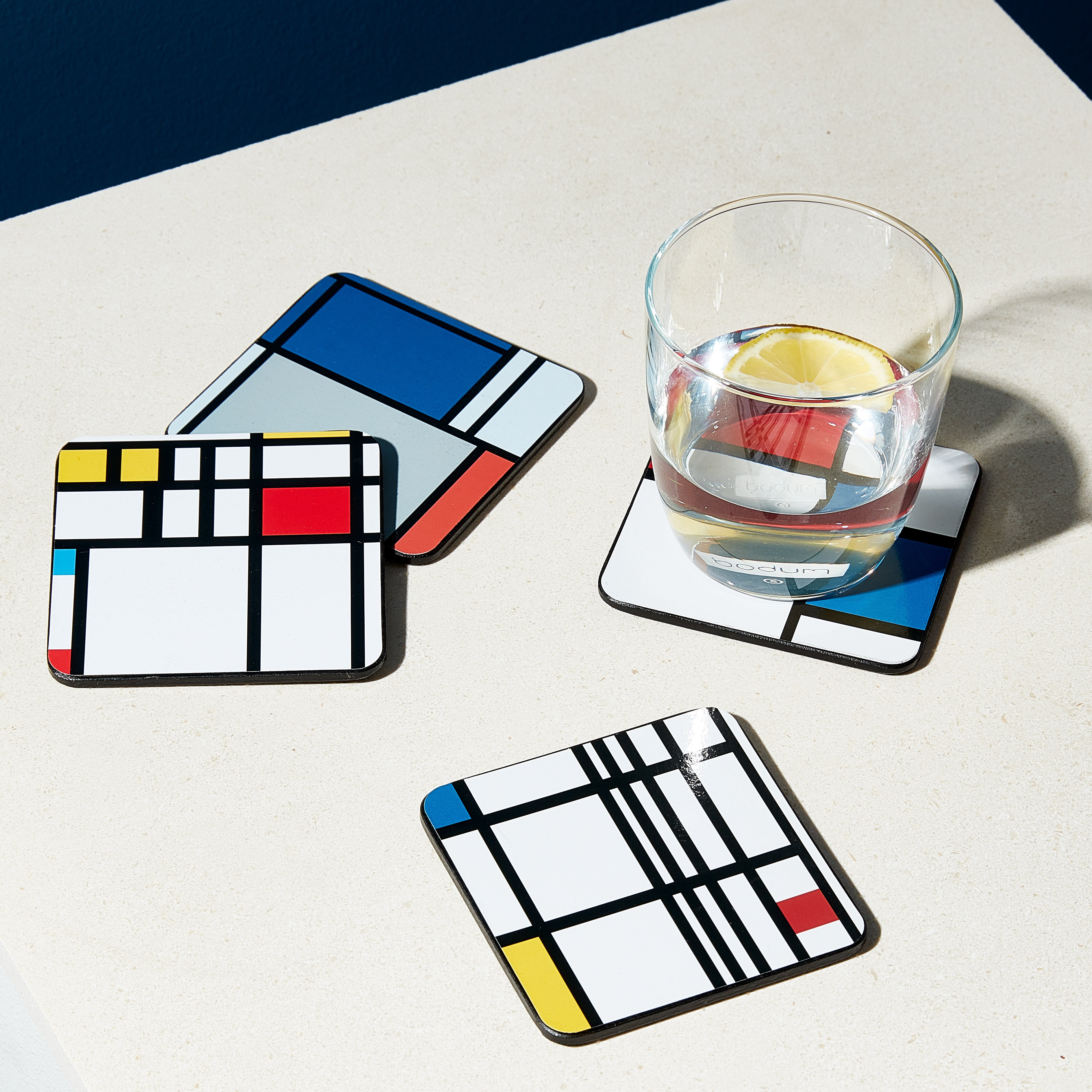 Mondrian Coasters – MoMA Design Store