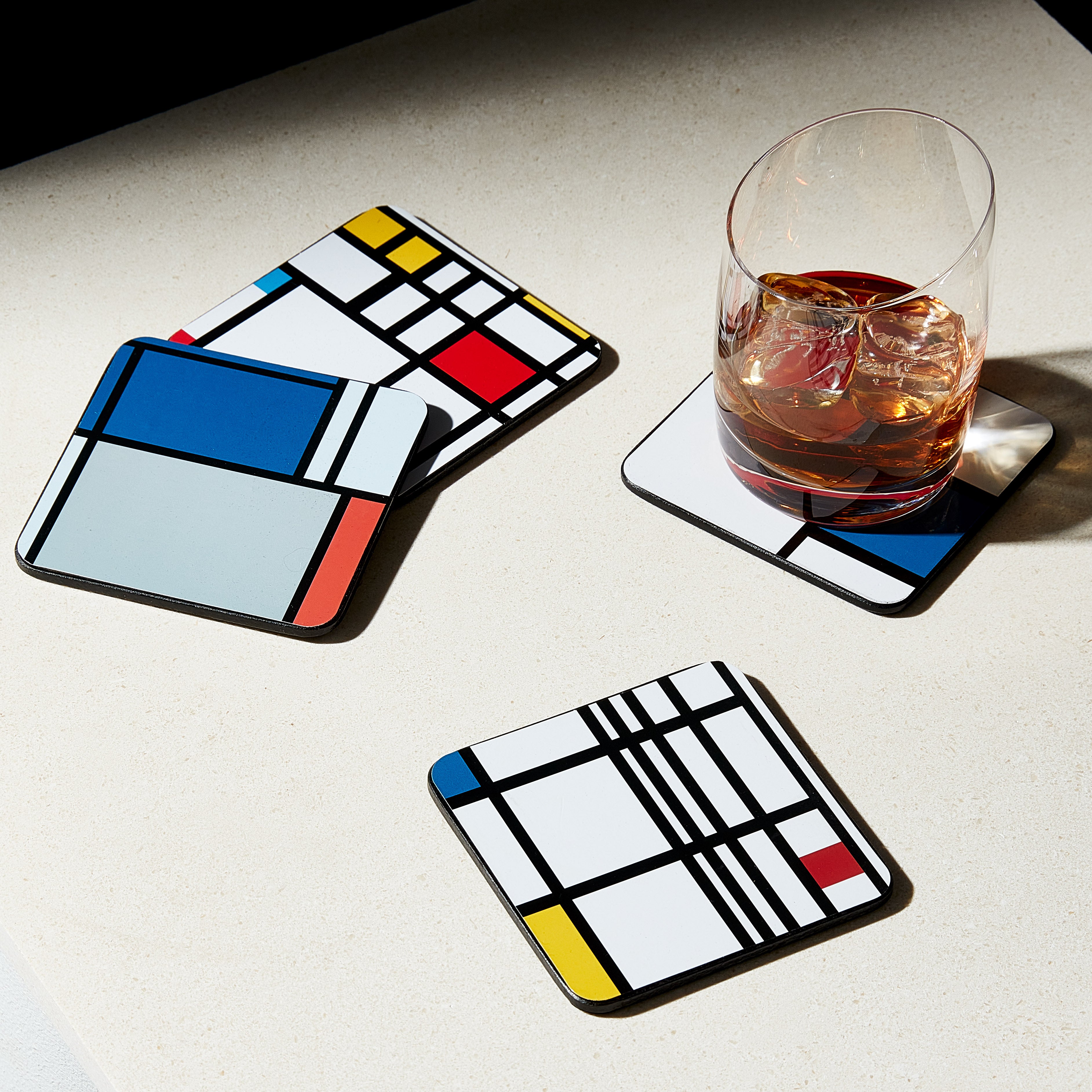 【新品未使用】MoMA mondorian アートボックス Mondrian Coasters – MoMA Design Store