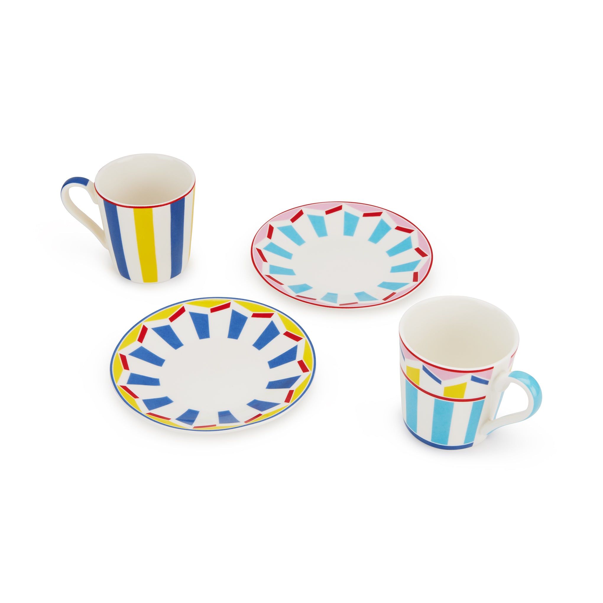 Geocromia Porcelain Dinnerware - Espresso Cup Set of 6 – MoMA