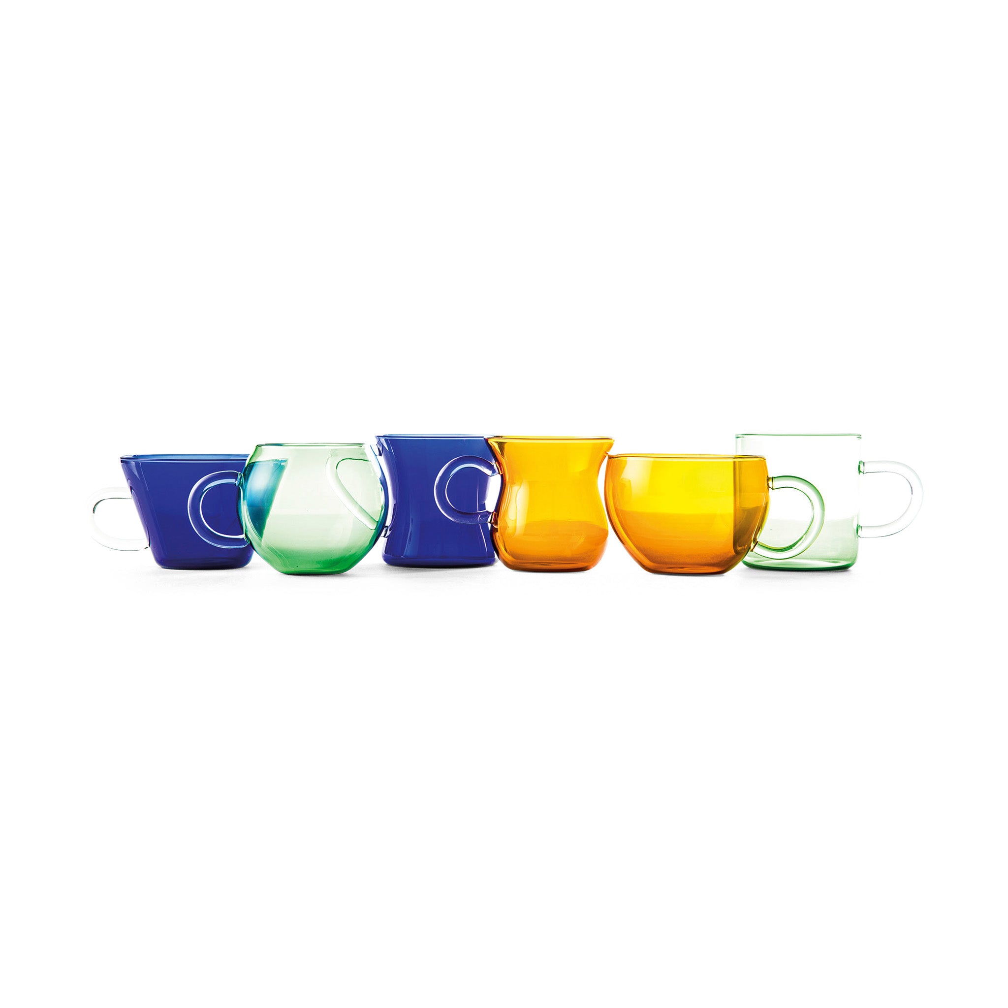 Borosilicate Glass Cups - Set of 6 - Small by Matteo Monni