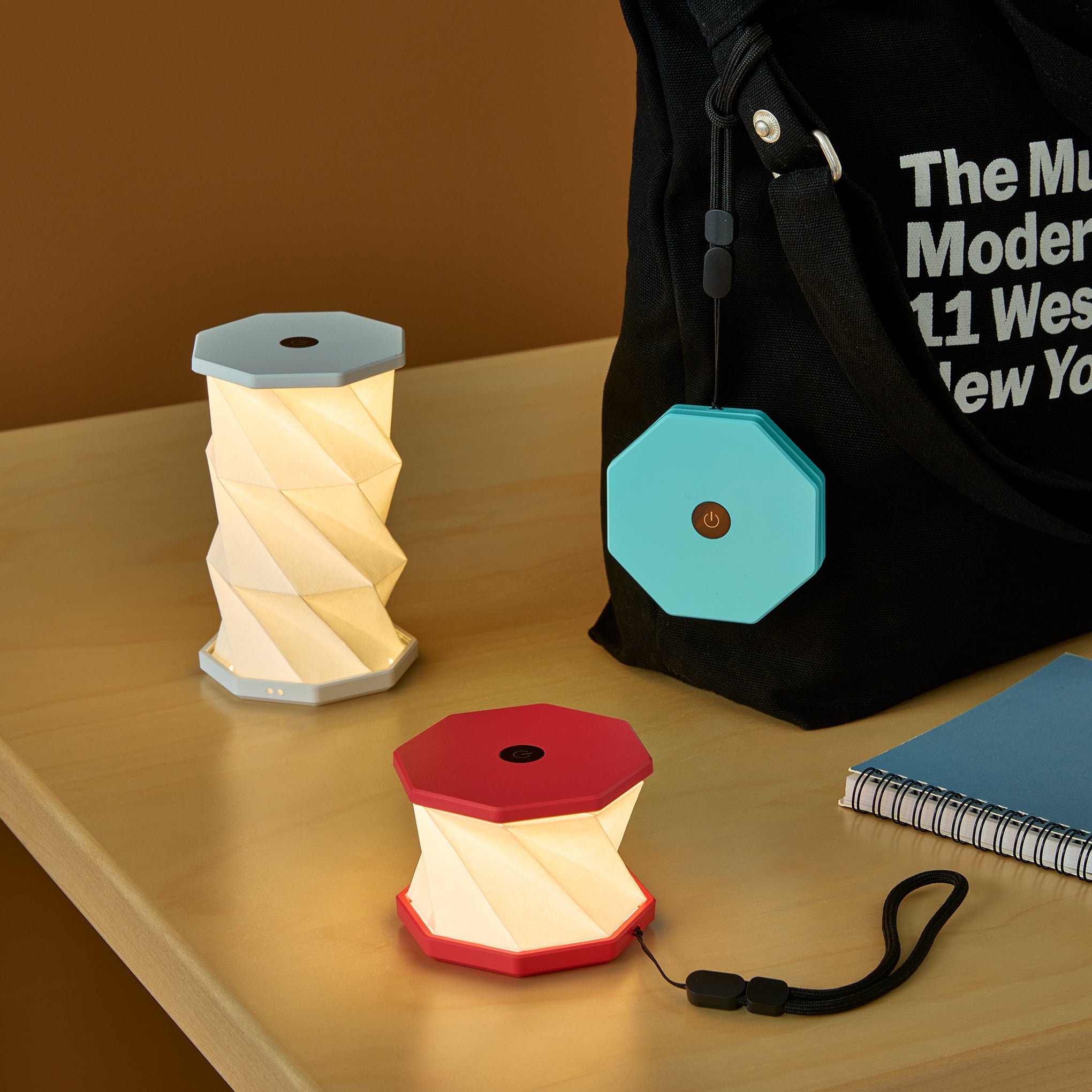 Twist Hexagon Portable Table Lamp - Lunar White – MoMA Design Store
