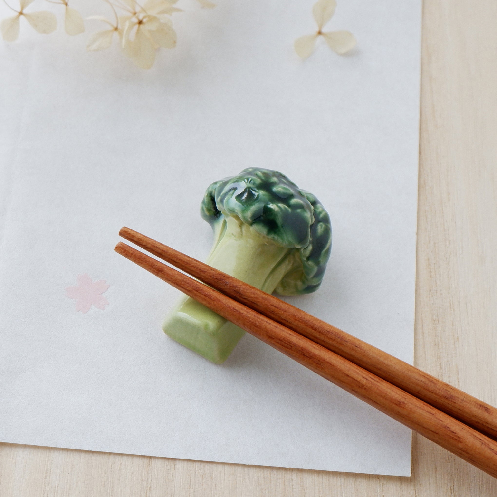 Japanese Ceramic Food Chopsticks Rest - Broccoli – MoMA Design Store