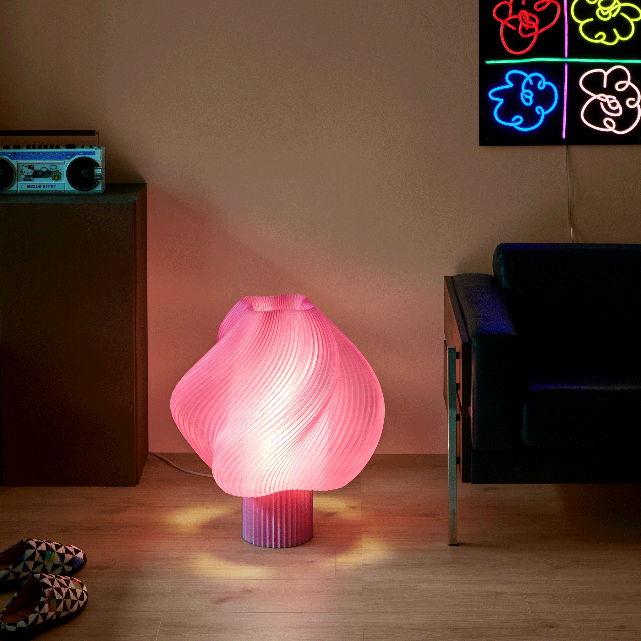 Soft Serve 3D-Printed Lamp - Rose Sorbet – MoMA Design Store