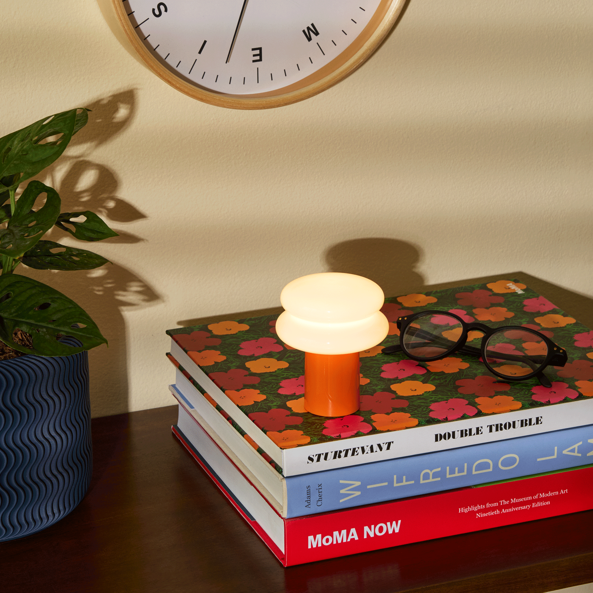 Snowman 8 Mini Portable Lamp - Tangerine – MoMA Design Store