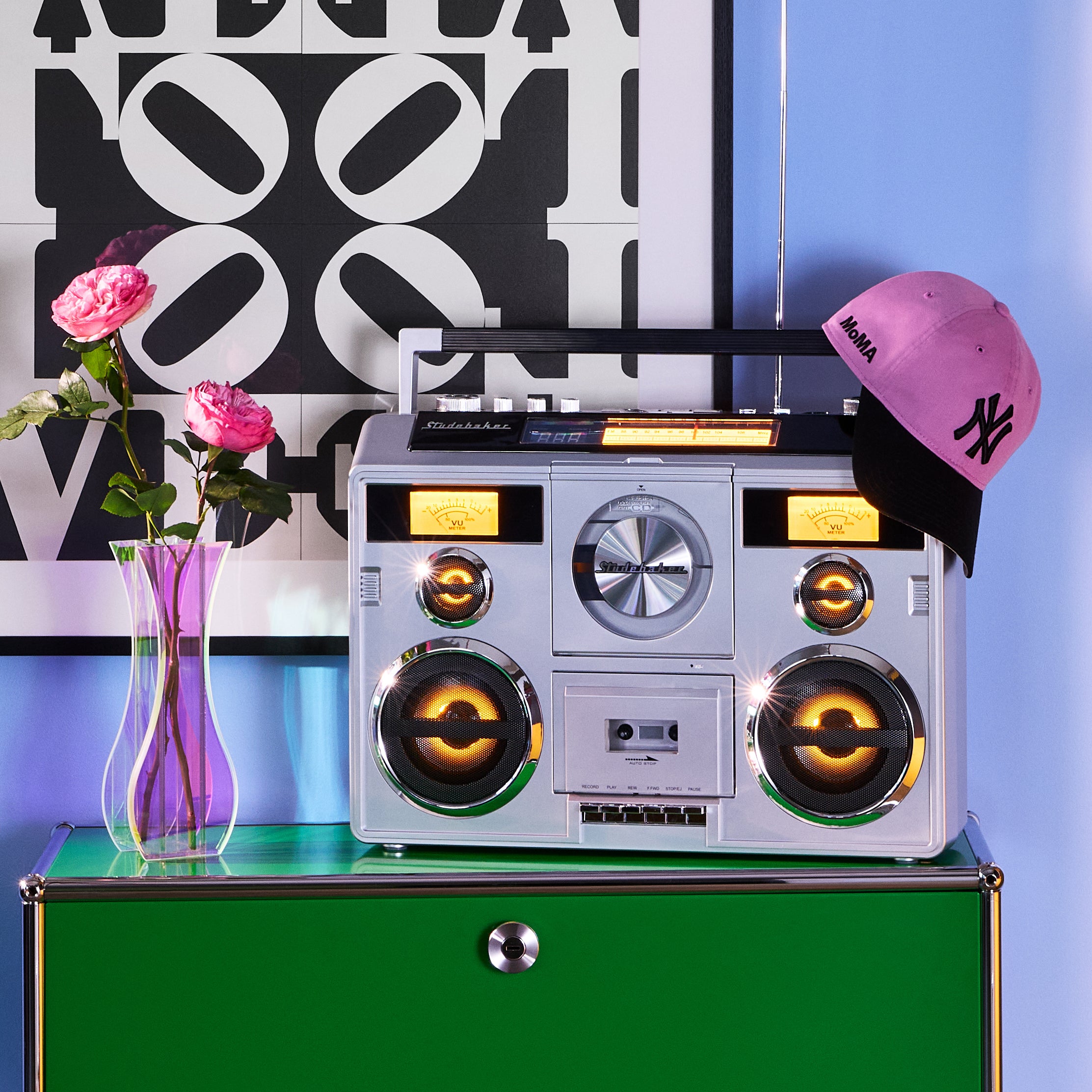 Studebaker SB214OS Bluetooth Boombox – MoMA Design Store
