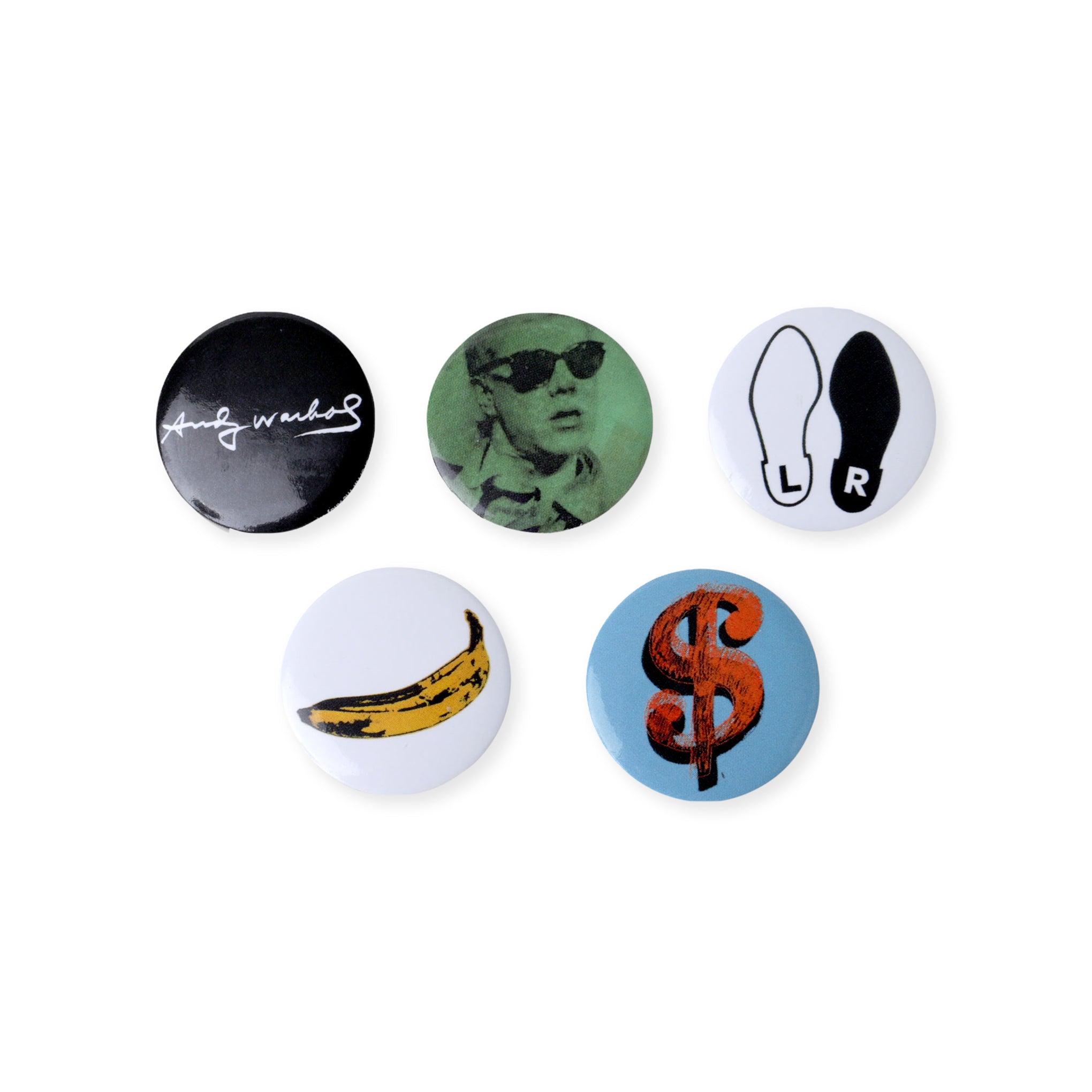 Andy Warhol Variety Button Badges - Set of 5 – MoMA Design Store