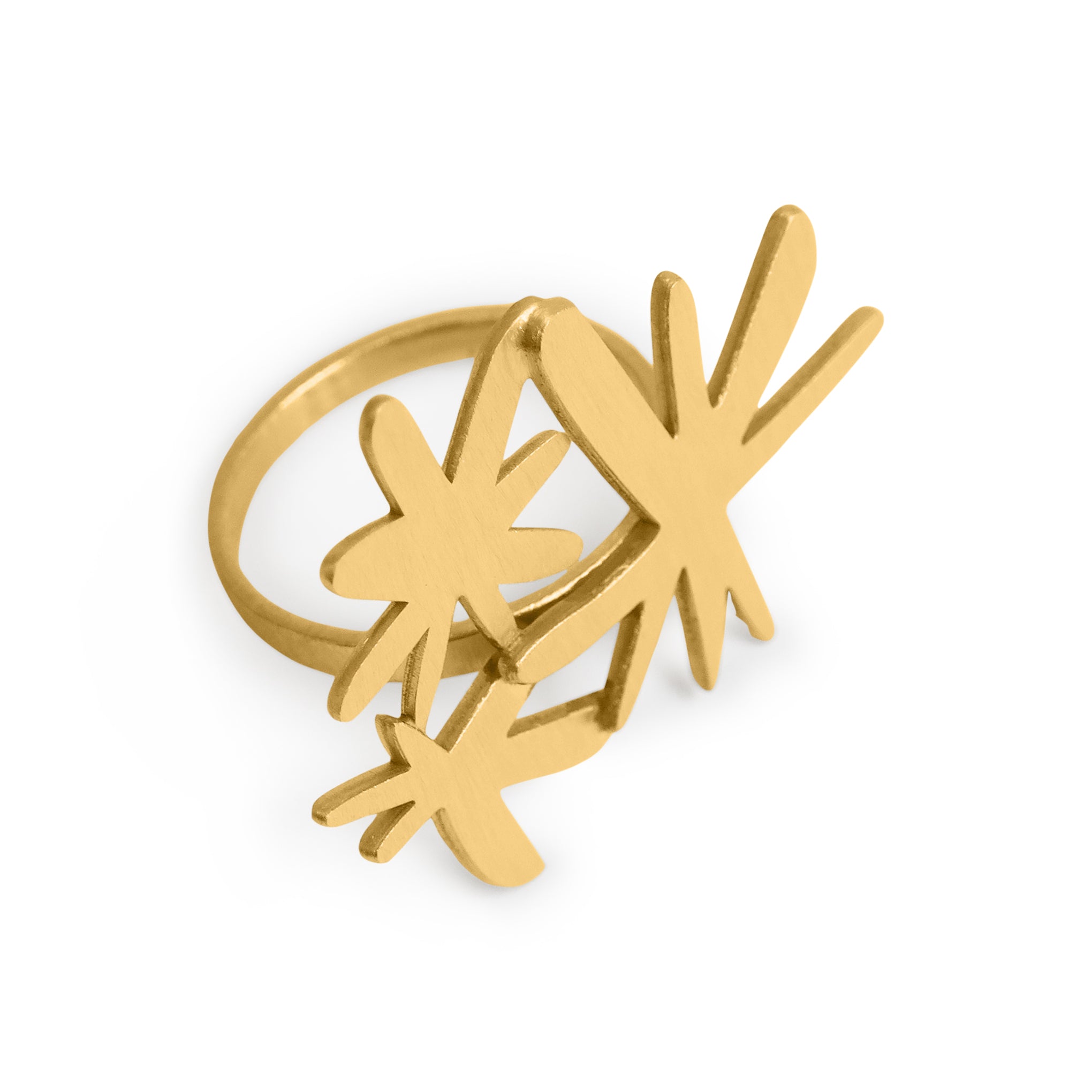 Joan Miró Gold-Plated Starburst Ring – MoMA Design Store