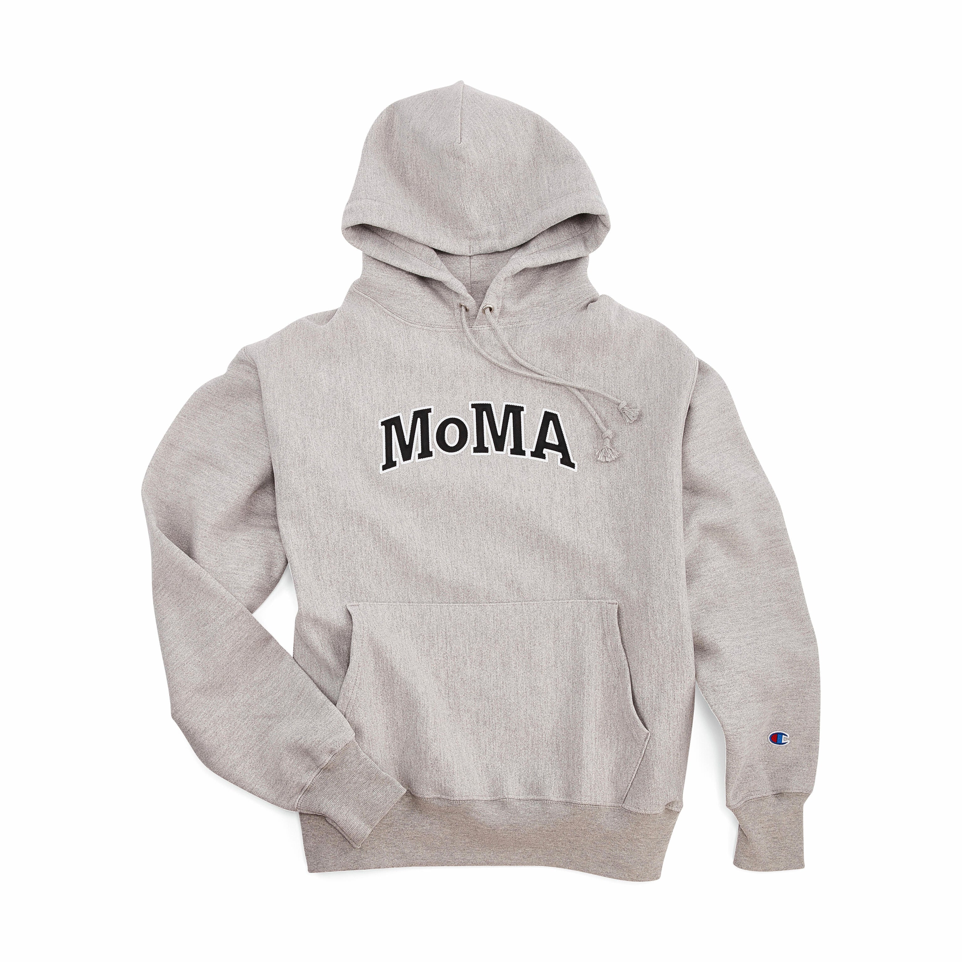Champion Hoodie MoMA Edition Oxford Gray – MoMA Design Store