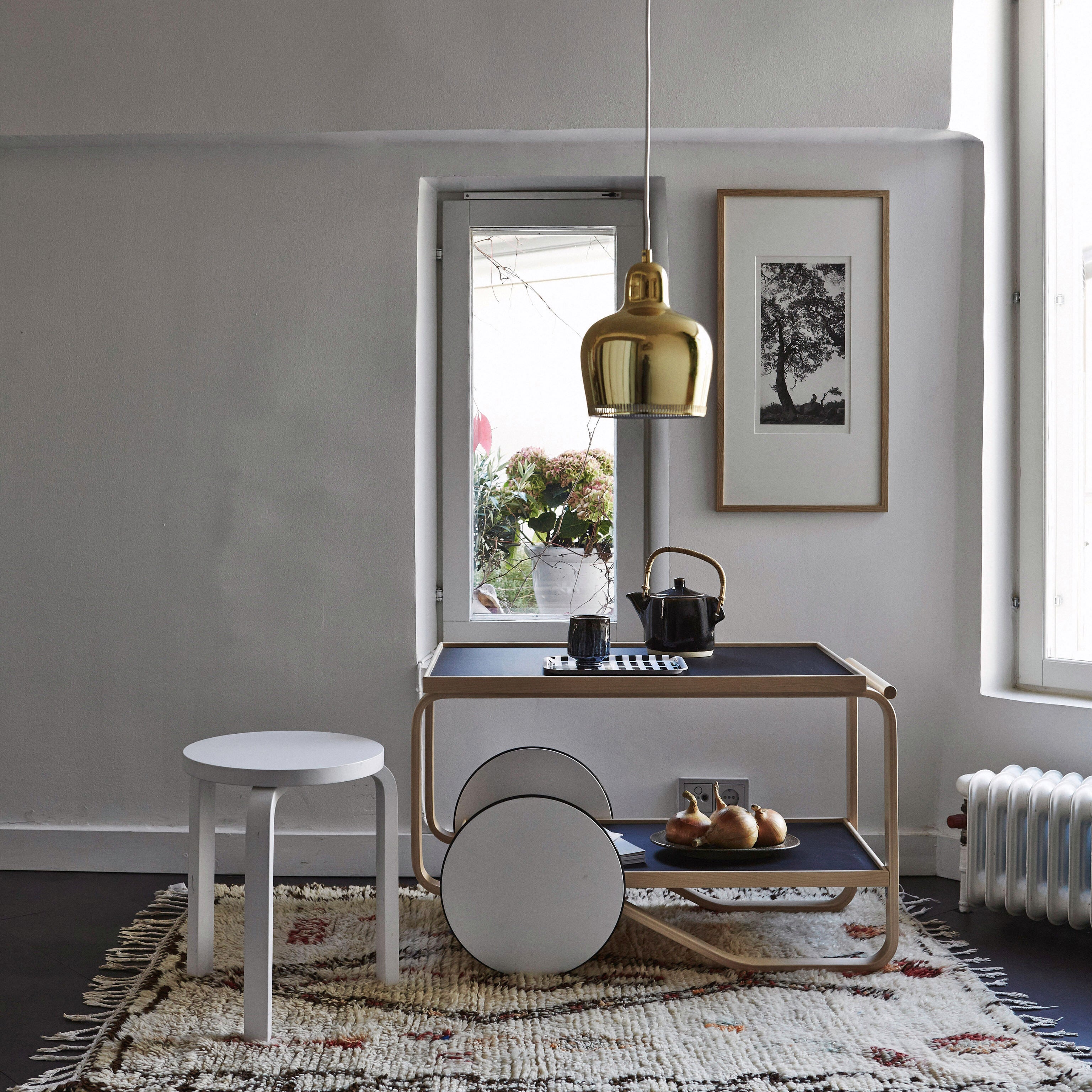 Artek Aalto Stacking Stool 60 - White/ White – MoMA Design Store