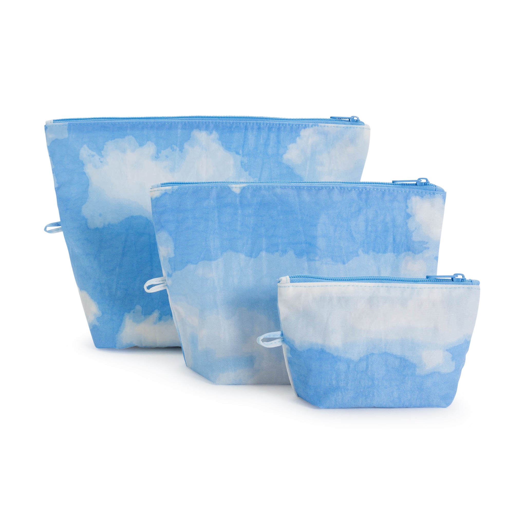 Baggu Recycled Nylon Go Pouches - Set of 3 - Clouds – MoMA Design 