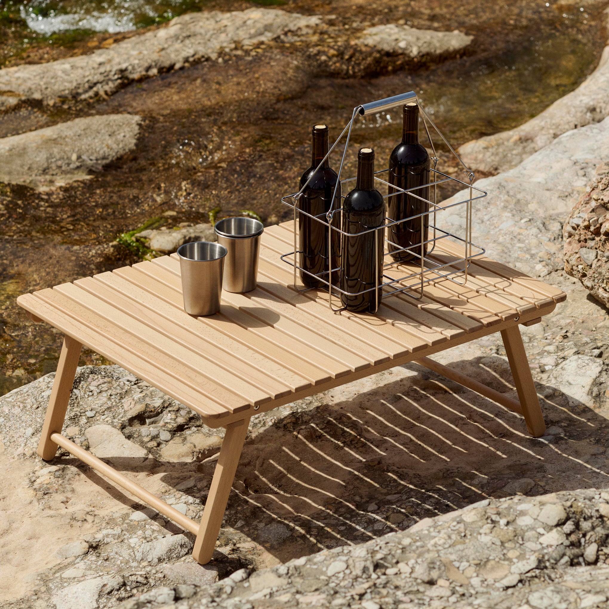HAY Outdoor Market by Jasper Morrison Shop Folding Table - Large