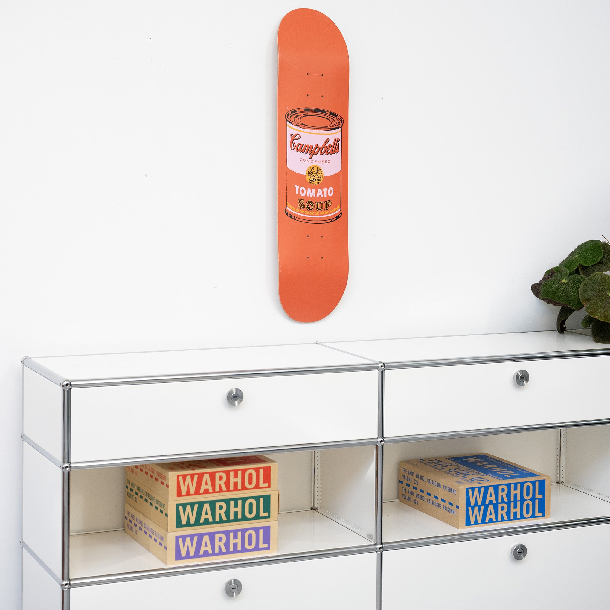Andy Warhol: Skateboard Colored Campbell's Soup Cans - Peach