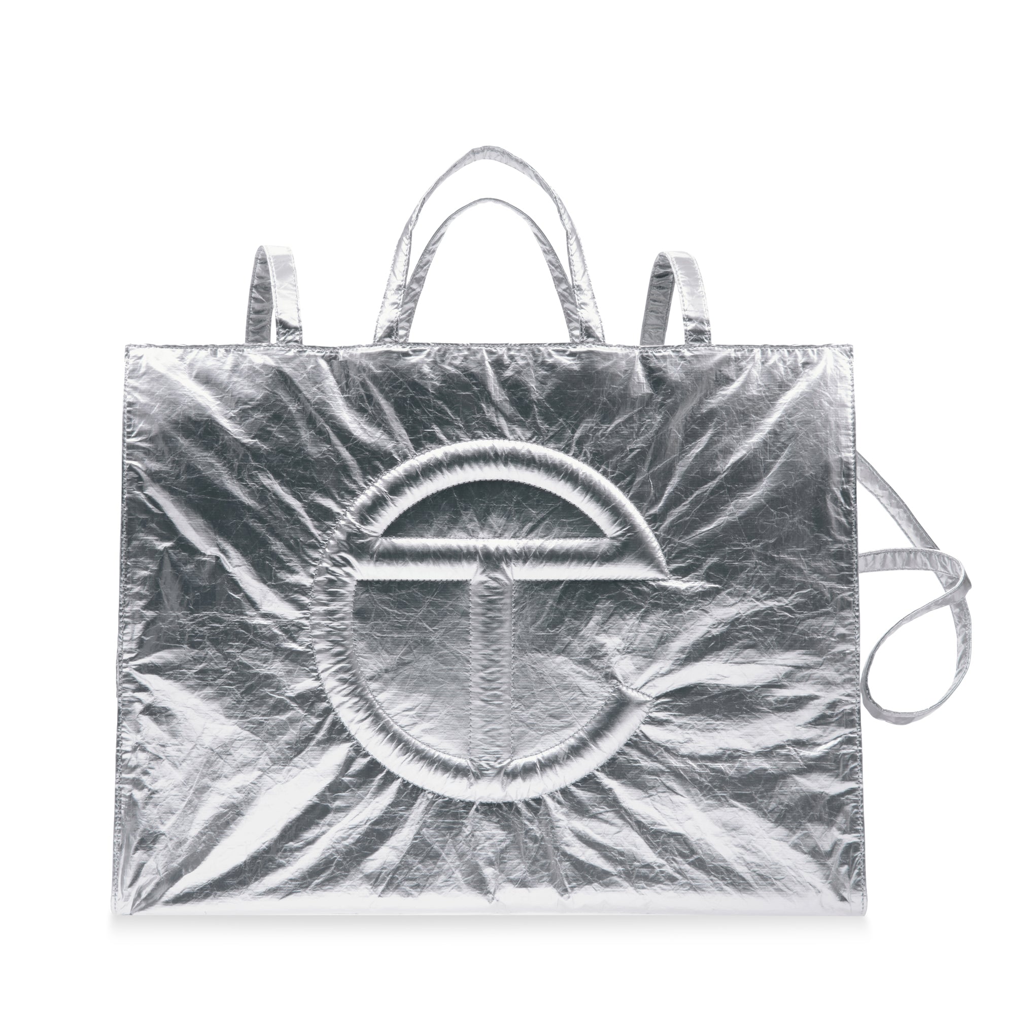 Telfar Tyvek Shopping Bag Silver – MoMA Design Store