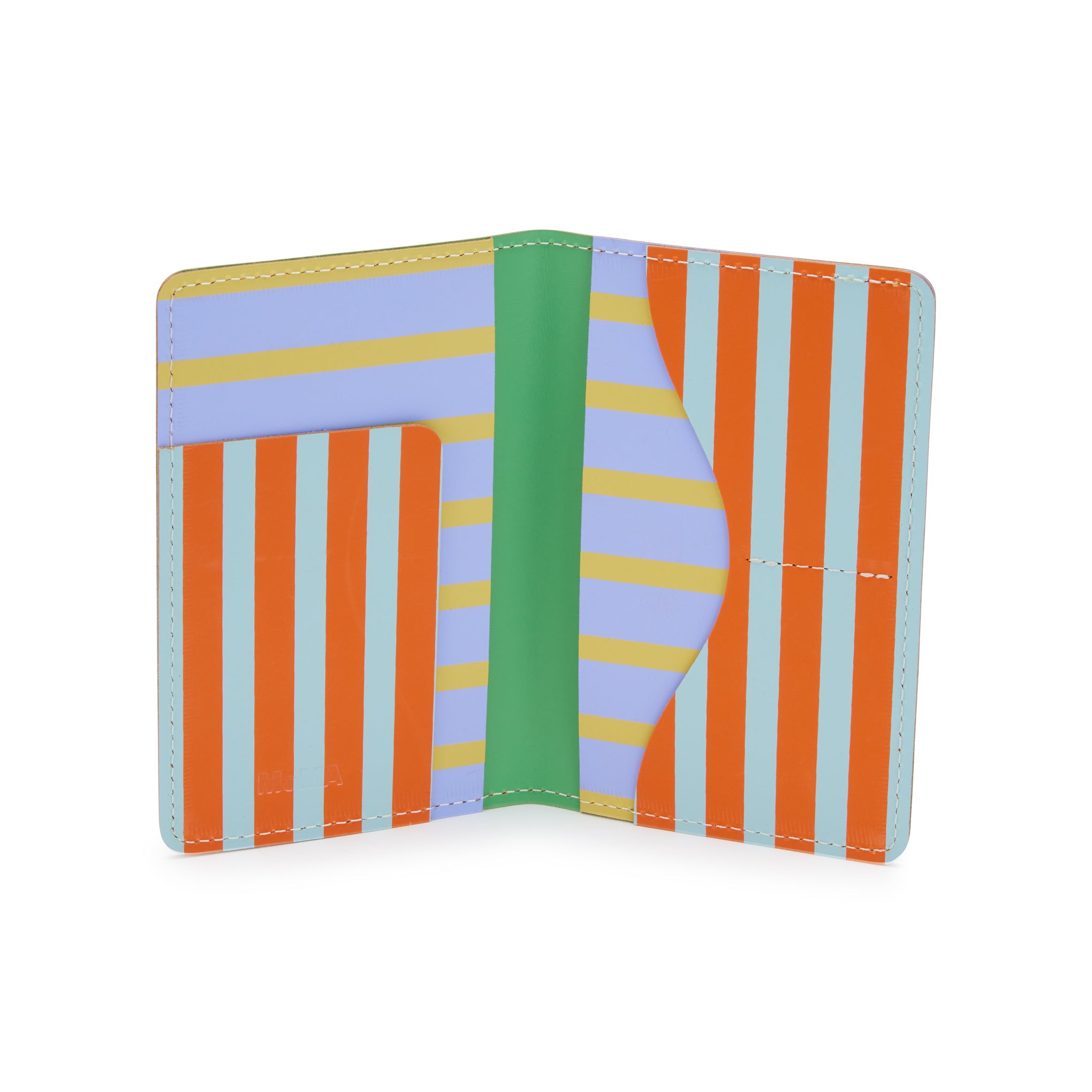 Dusen Dusen Recycled Leather Passport Case - Stripe – MoMA Design