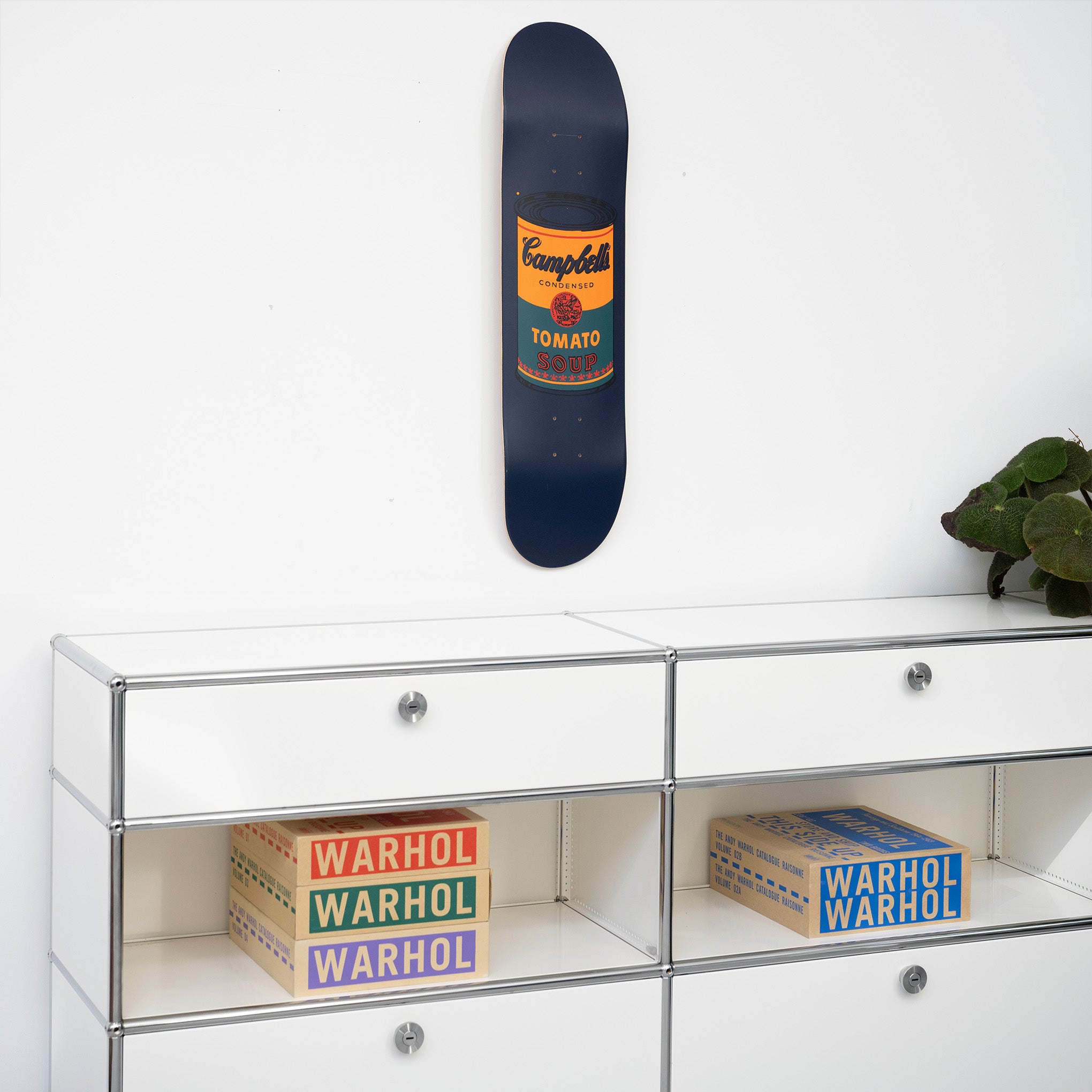 Andy Warhol: Skateboard Colored Campbell's Soup Cans - Teal – MoMA