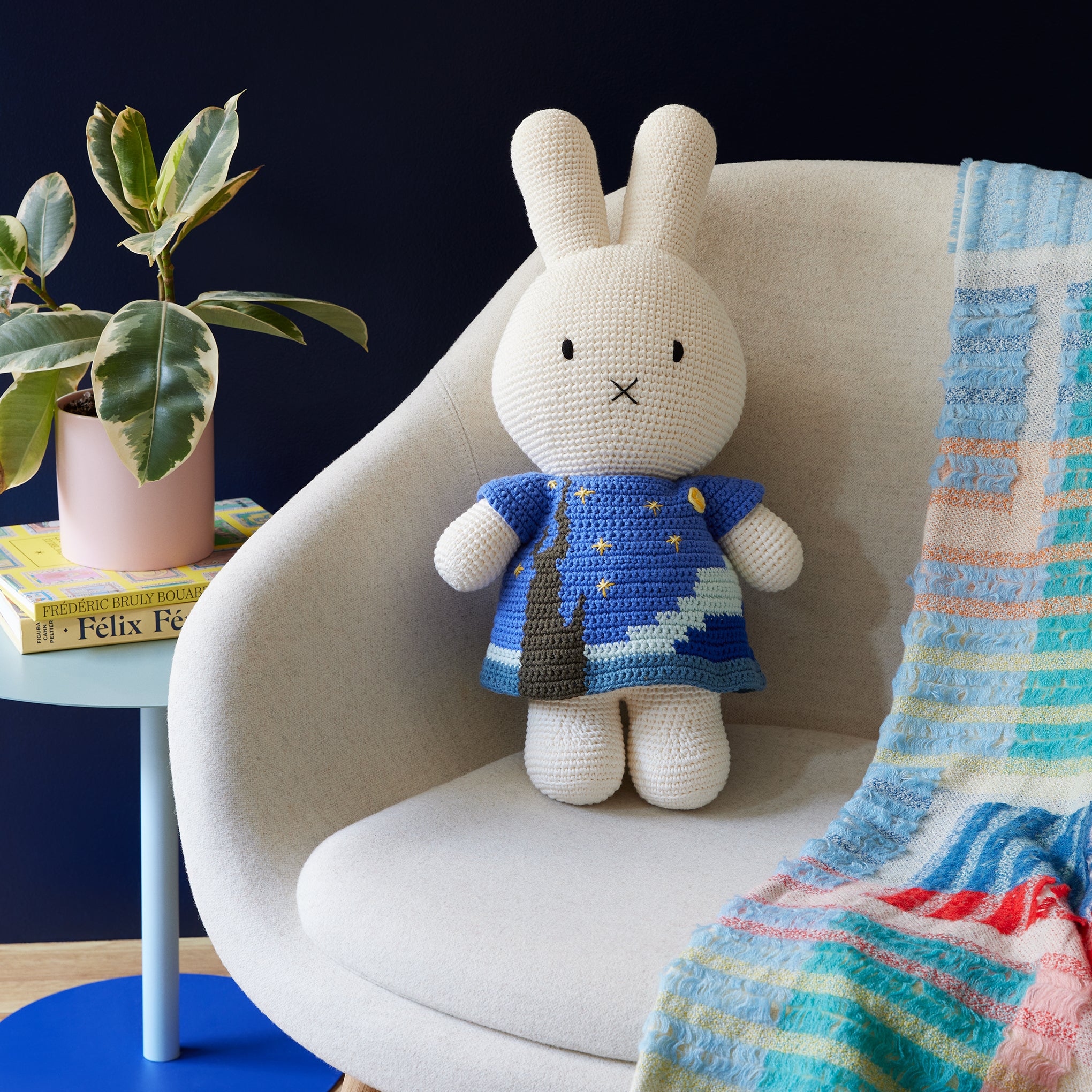 Miffy Crochet Van Gogh The Starry Night Large Plush Toy – MoMA