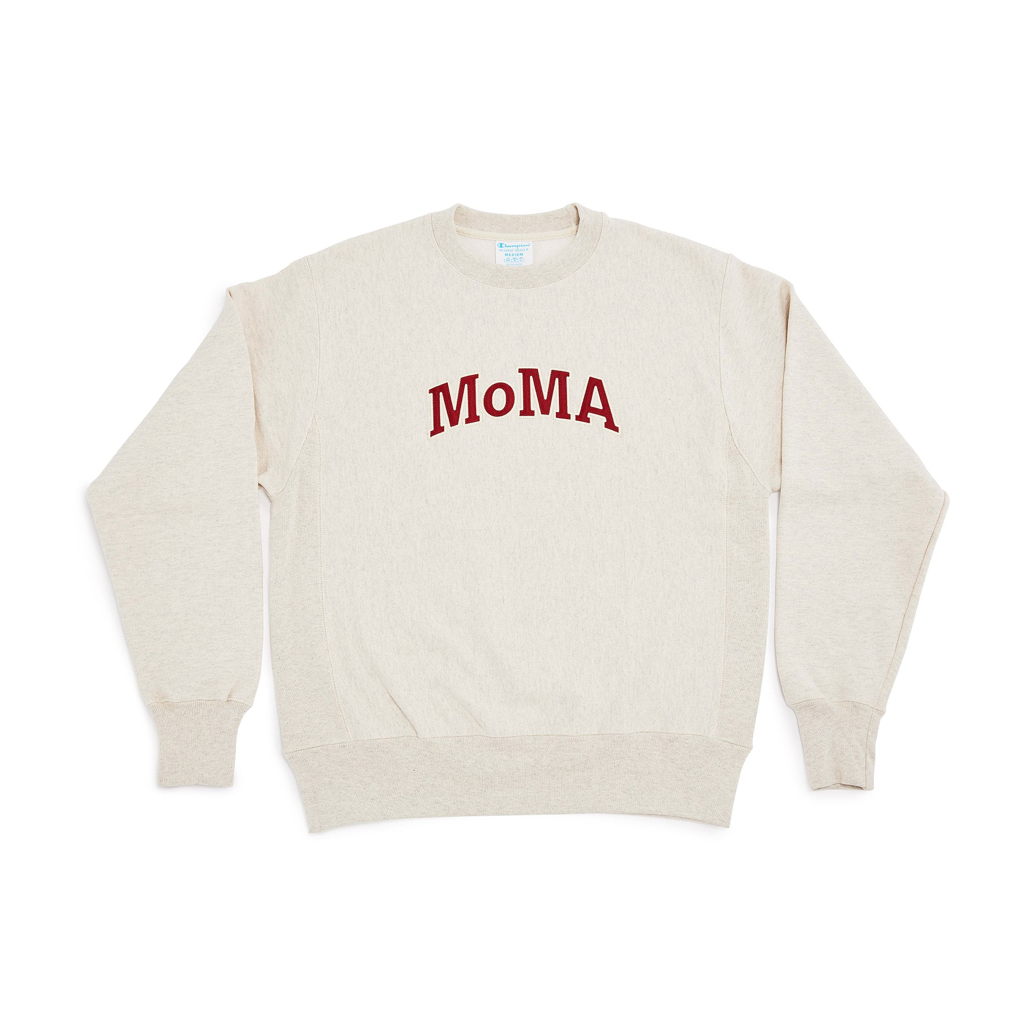 Champion Crewneck Sweatshirt MoMA Edition Oatmeal – MoMA