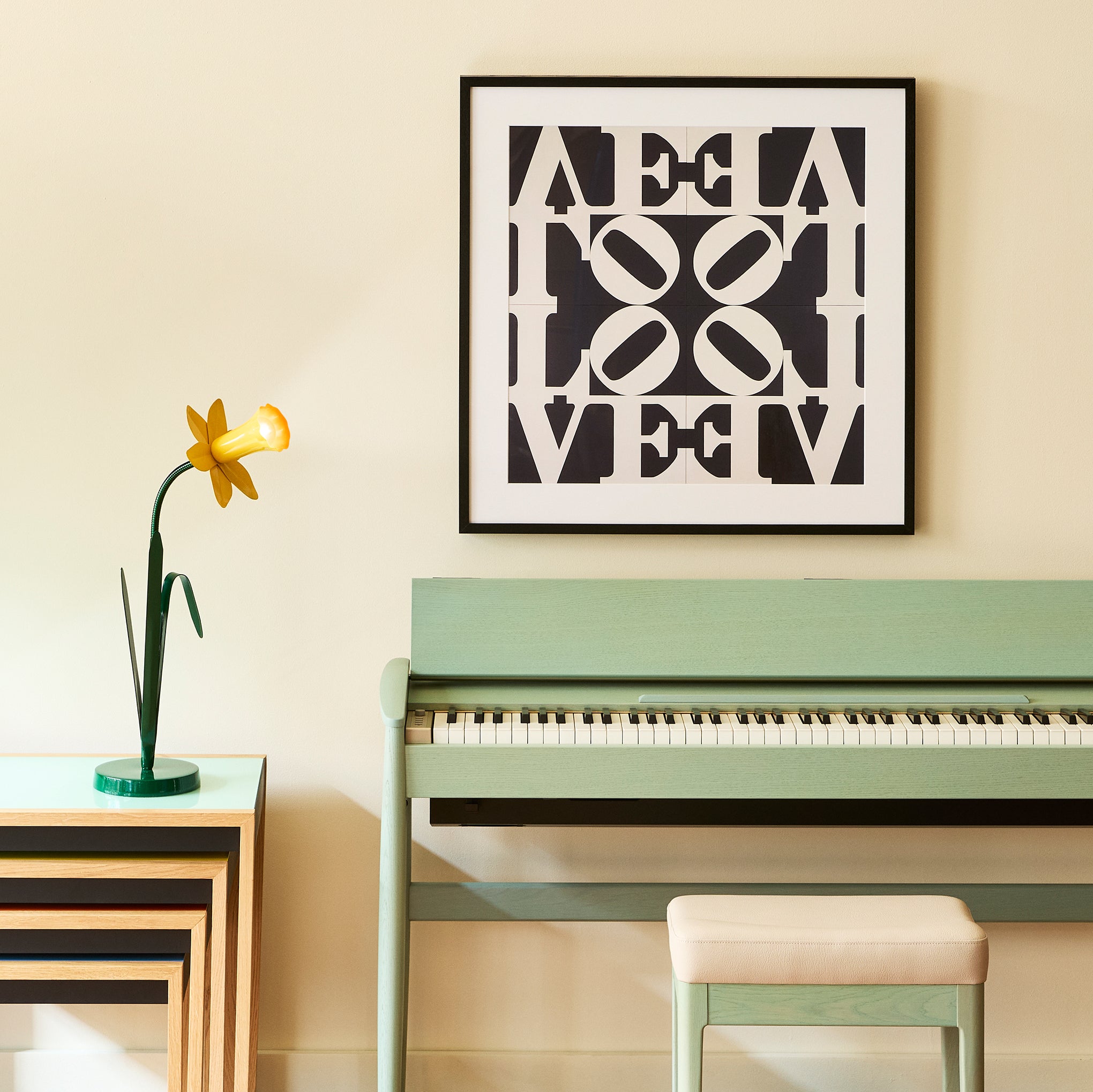 Robert Indiana Love Rises Framed Poster – MoMA Design Store