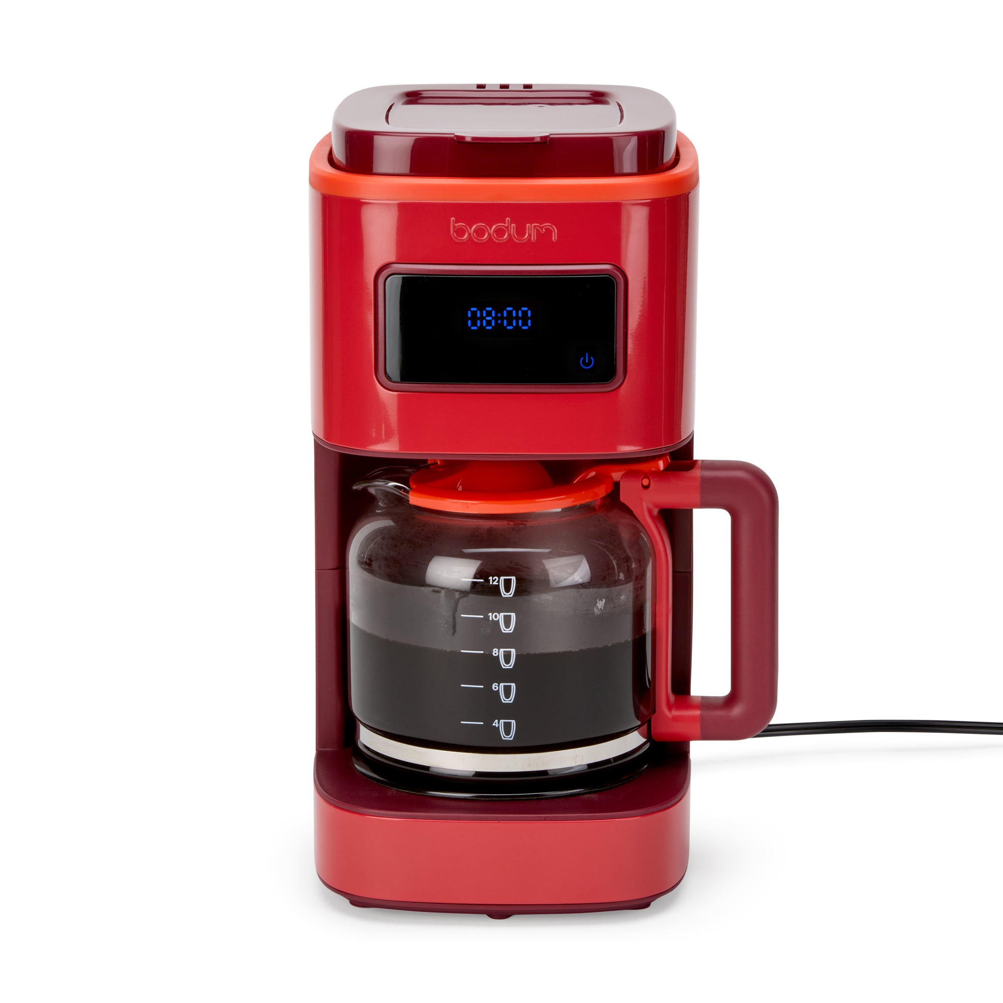 Bodum Programmable 12-Cup Coffee Maker - Red – MoMA Design Store