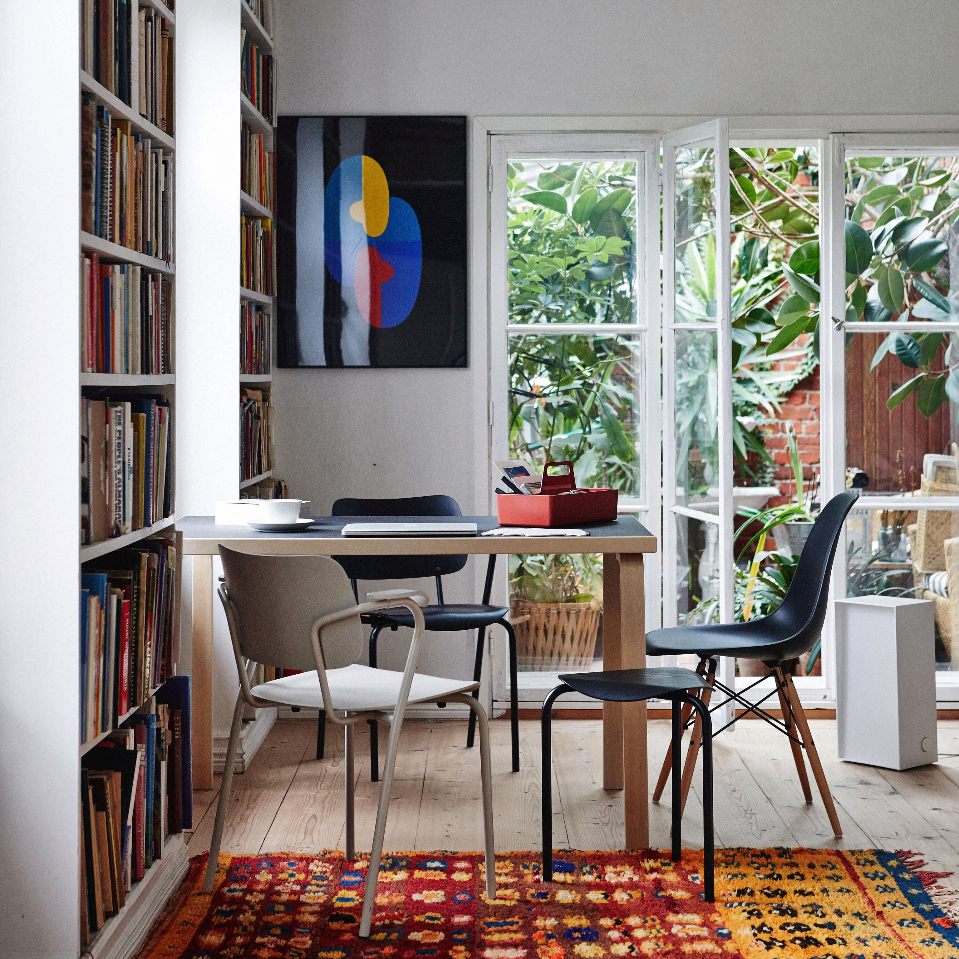 Artek Aalto Rectangular Dining Table 81B - Black – MoMA Design Store