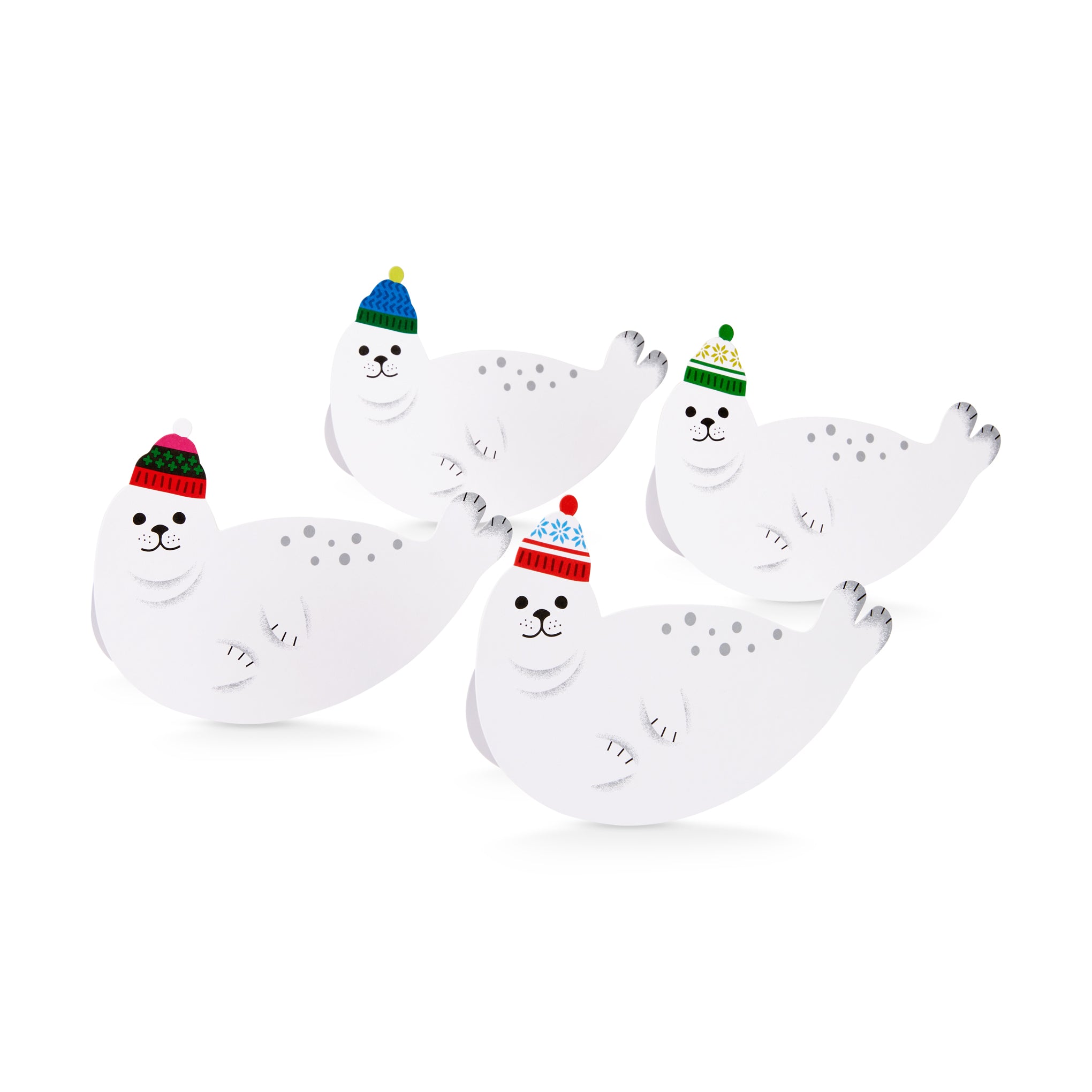 Snowy Seals Holiday Pop-Up Cards - Set of 8 – MoMA Design Store