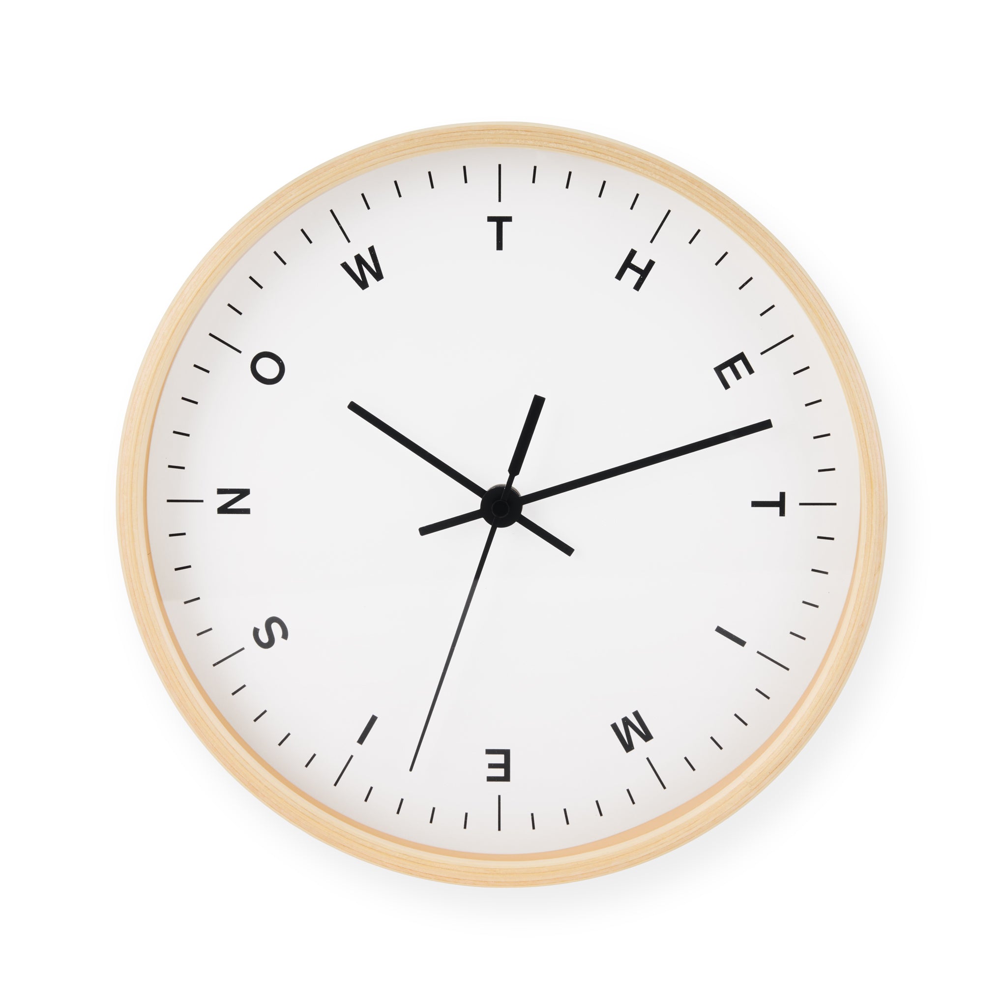 The Time Is Now Wall Clock – MoMA Design Store