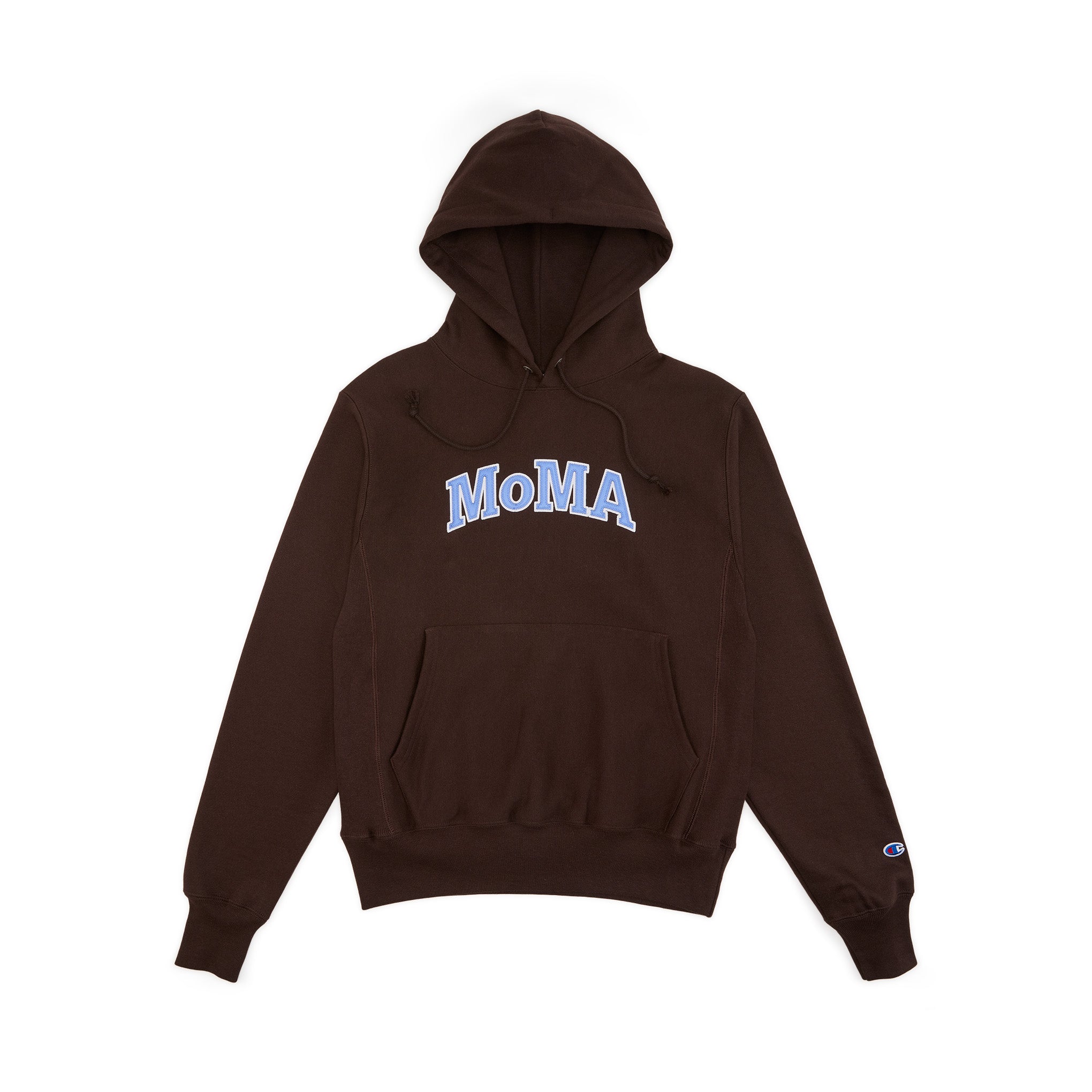 Champion Hoodie - MoMA Edition - Brown/ Blue – MoMA Design Store
