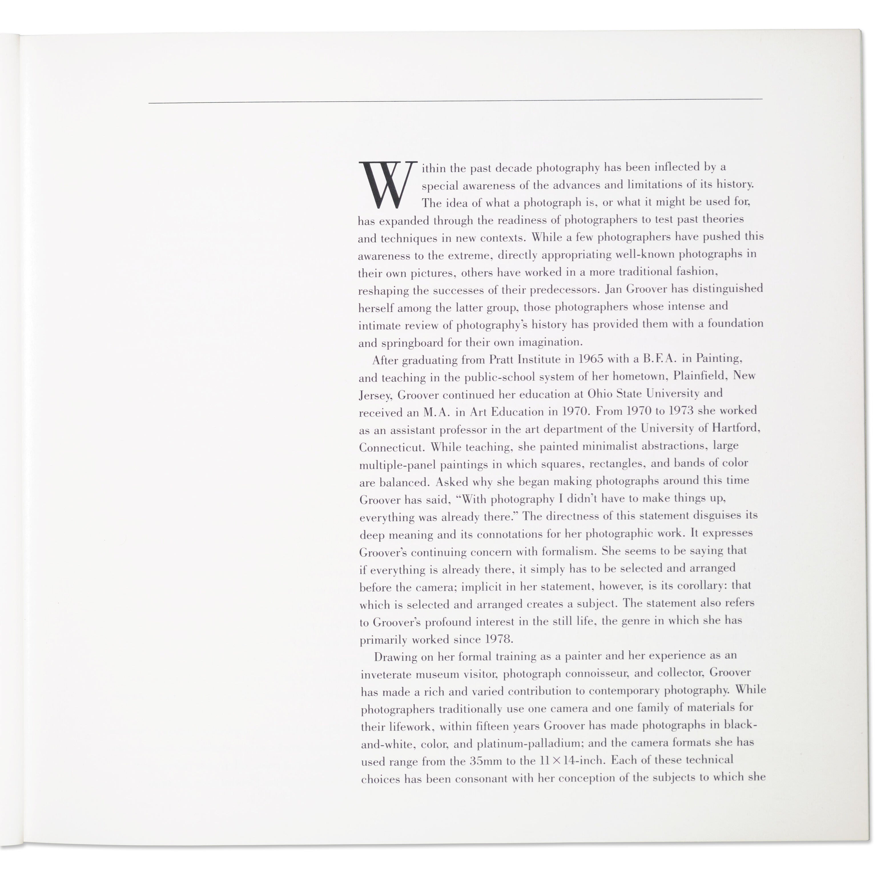 Jan Groover - Paperback – MoMA Design Store