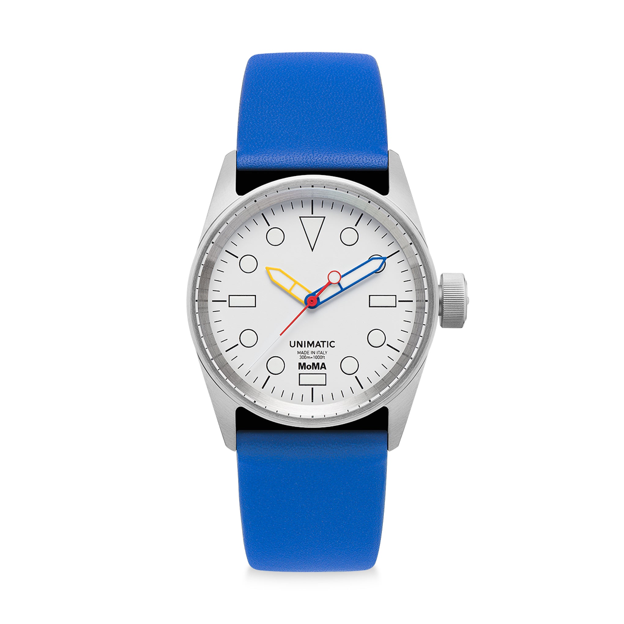 MoMA Unimatic De Stijl Modello Cinque Watch - Blue – MoMA Design Store