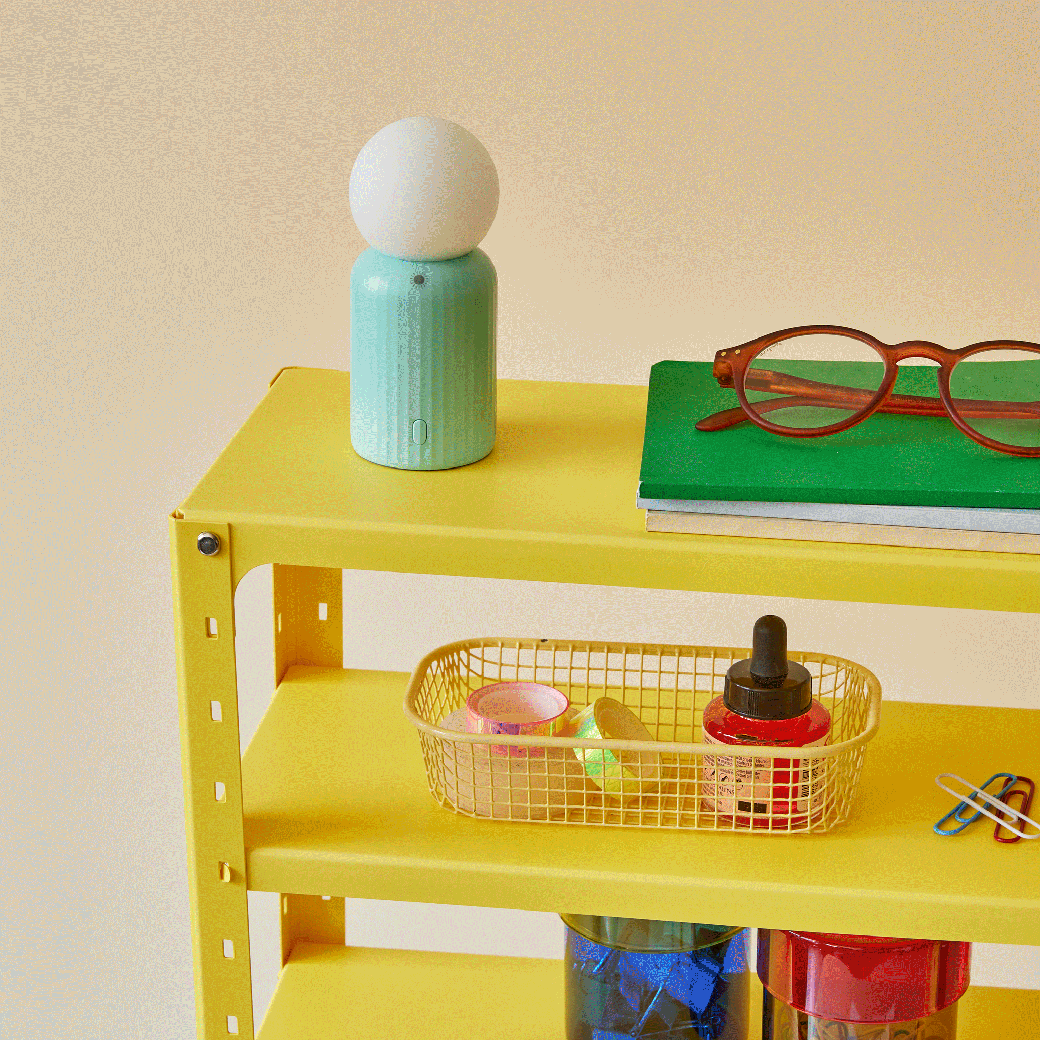 Skittle Portable Lamp - Mint – MoMA Design Store