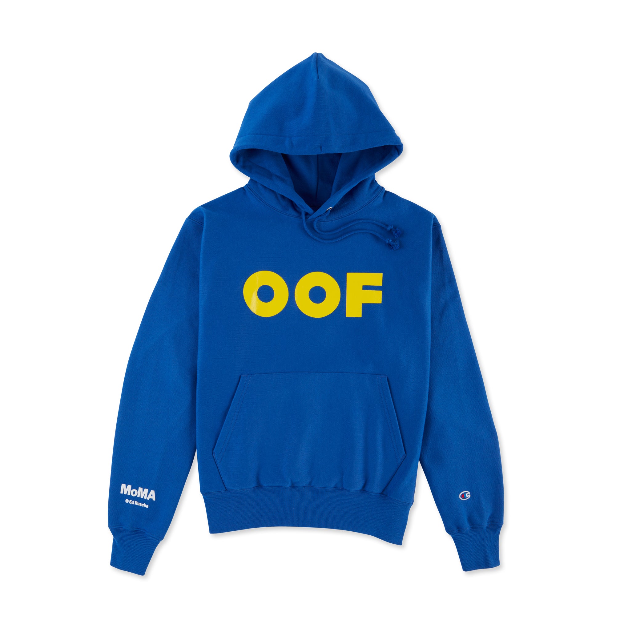 Ed Ruscha OOF Champion Hoodie – MoMA Design Store