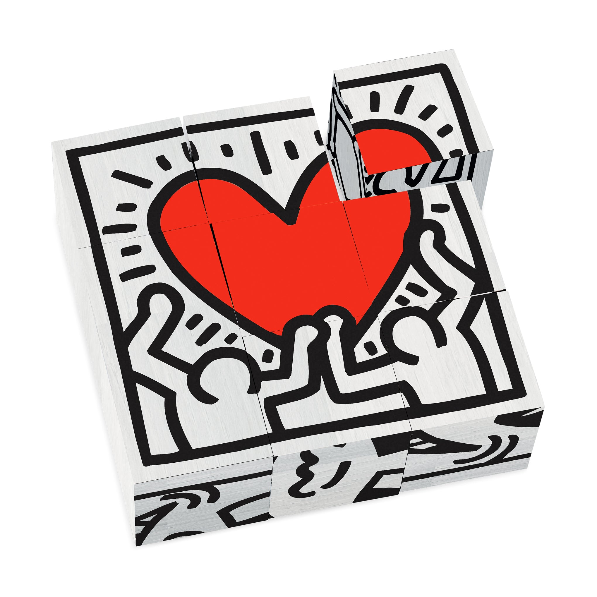 Keith Haring Wooden Block Puzzle