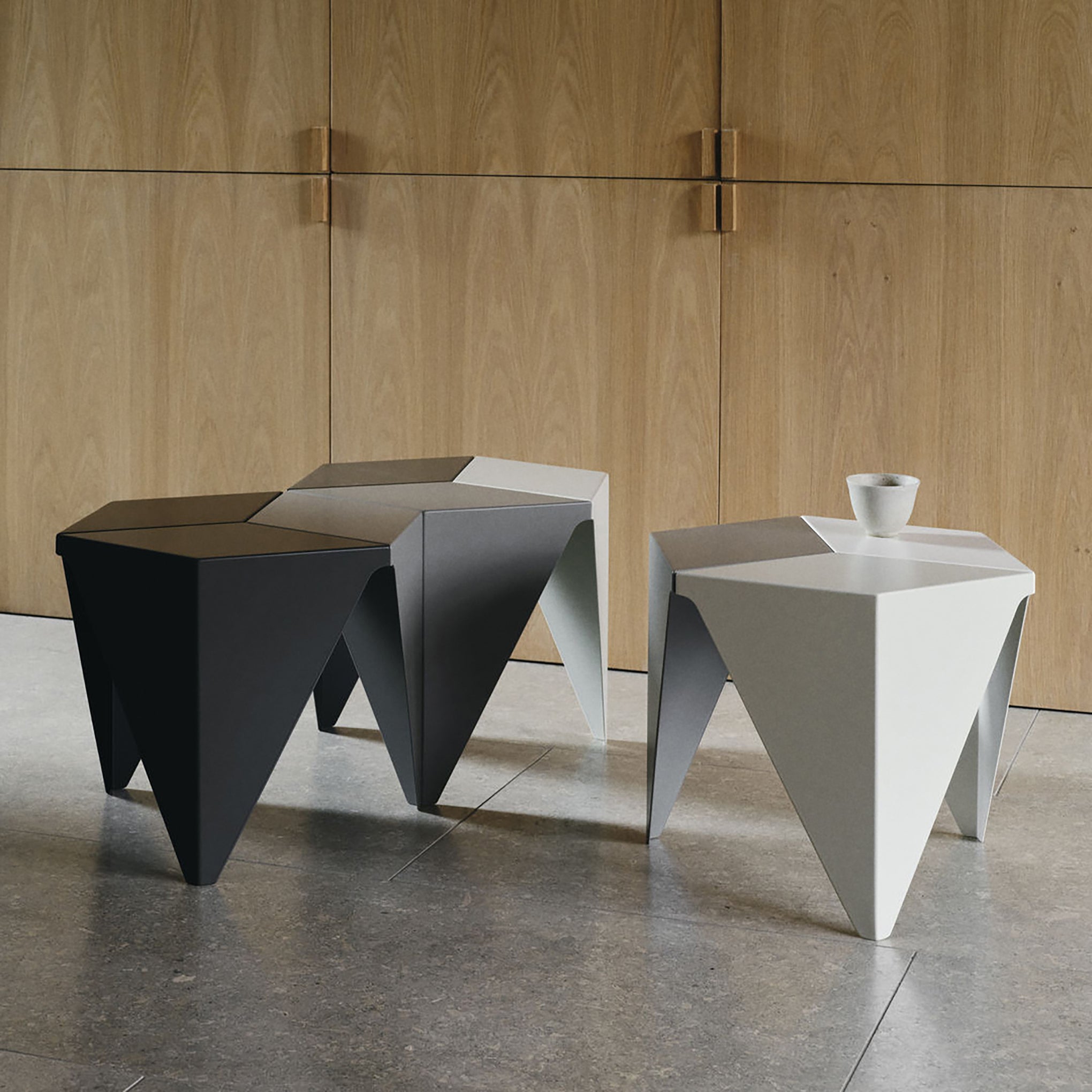 Isamu Noguchi Prismatic Side Table Dark Gray MoMA Design Store
