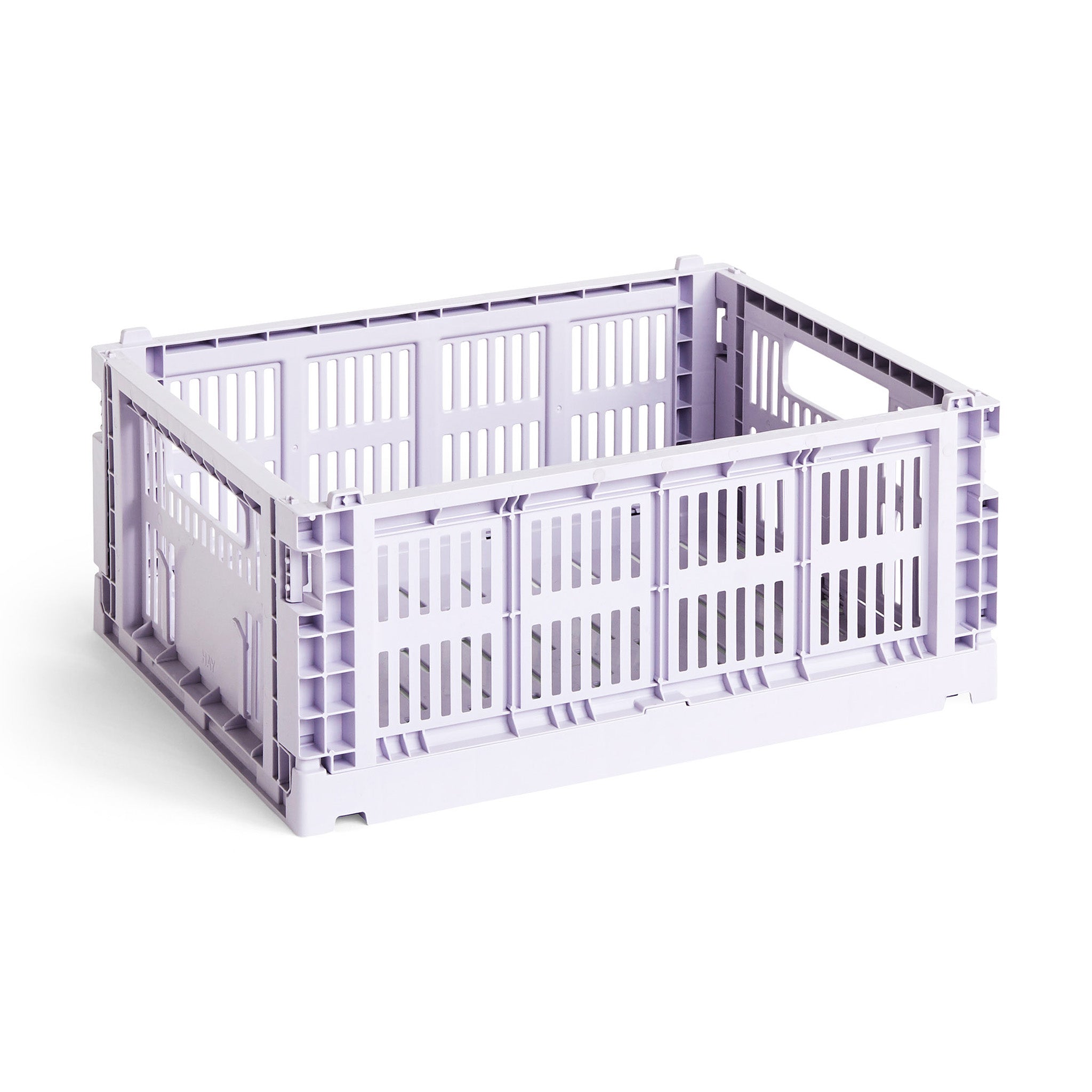 HAY Recycled Plastic Collapsible Color Crate - Lavender – MoMA