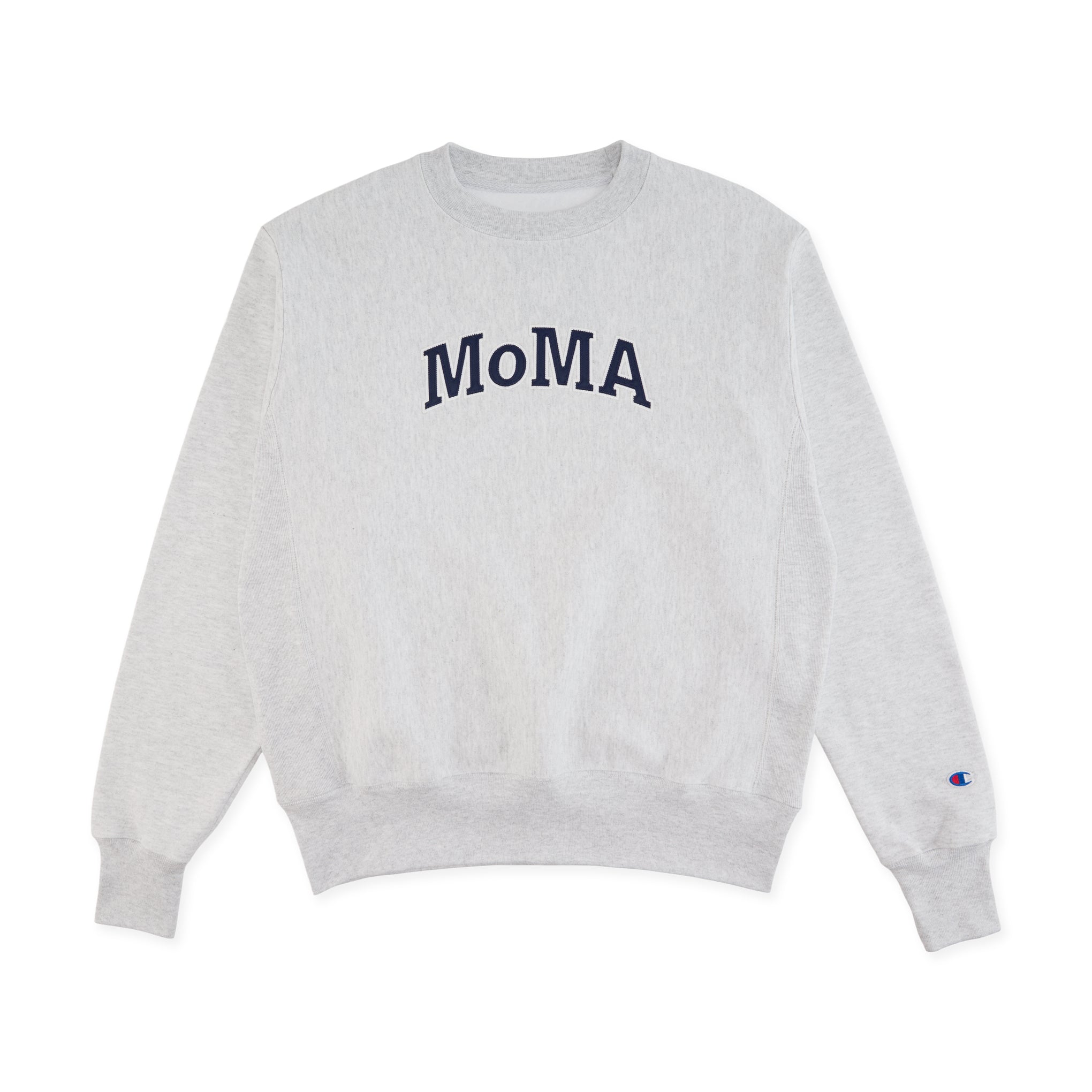 Champion Crewneck Sweatshirt - MoMA Edition - Silver Gray – MoMA
