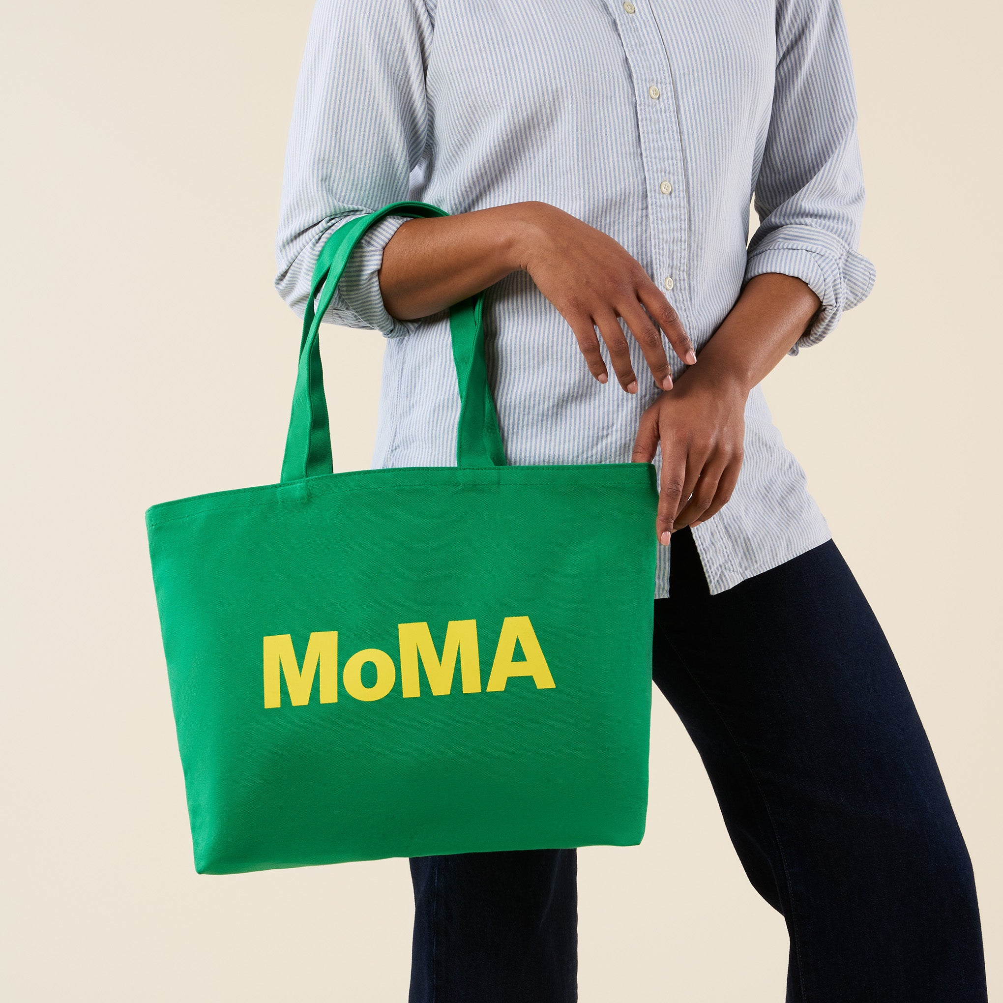 Colorful MoMA Tote Bag - Green/ Yellow – MoMA Design Store