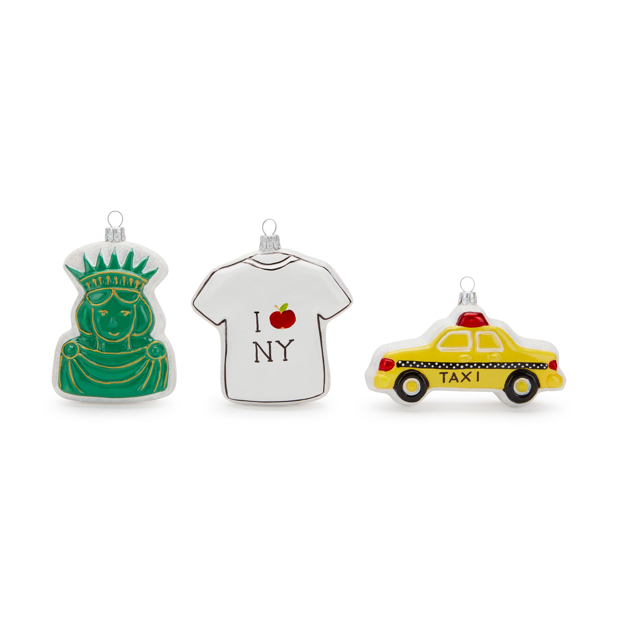 NYC Gingerbread Glass Ornaments - Set of 3 – MoMA Design Store