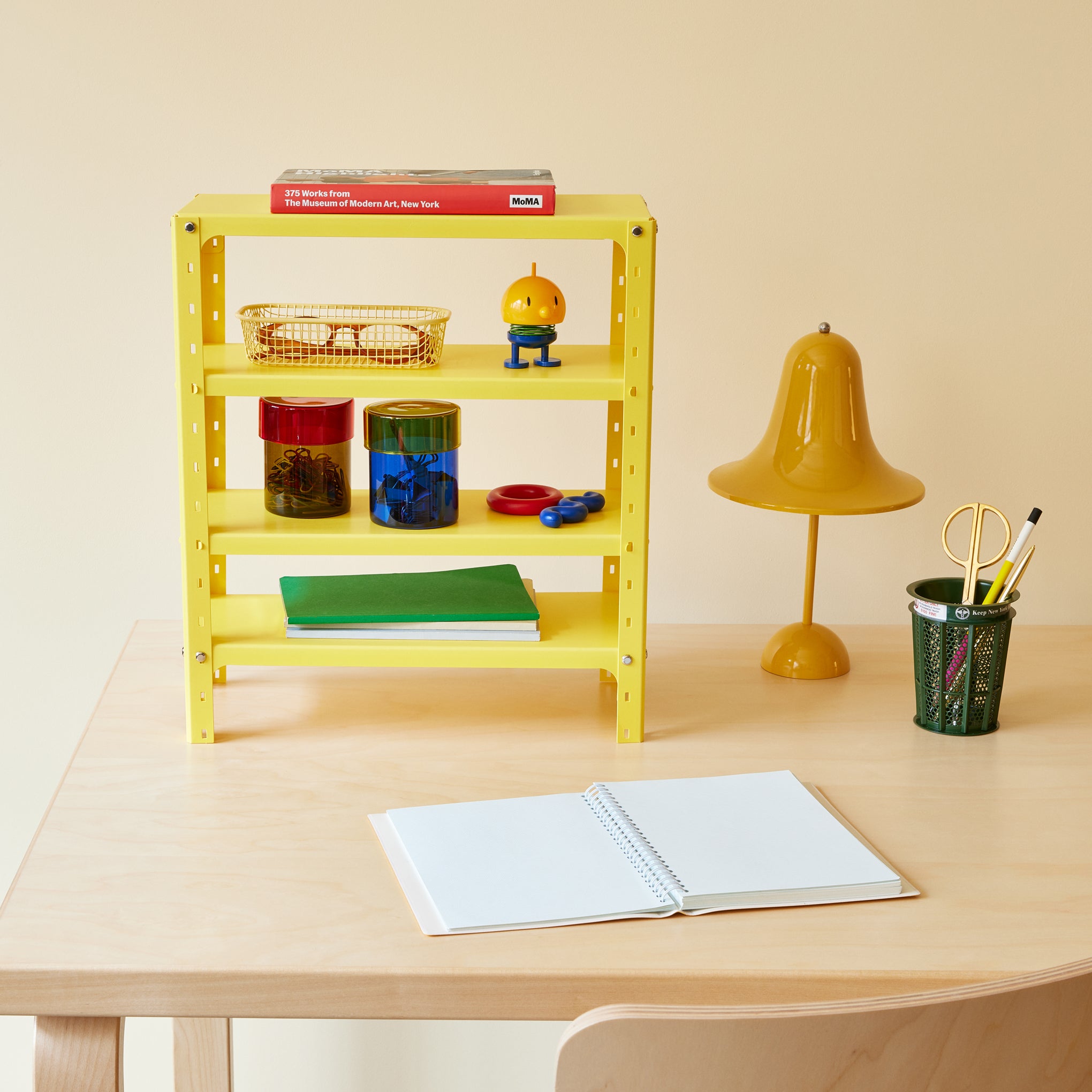 Paper Shelves Rack - Yellow – MoMA Design Store