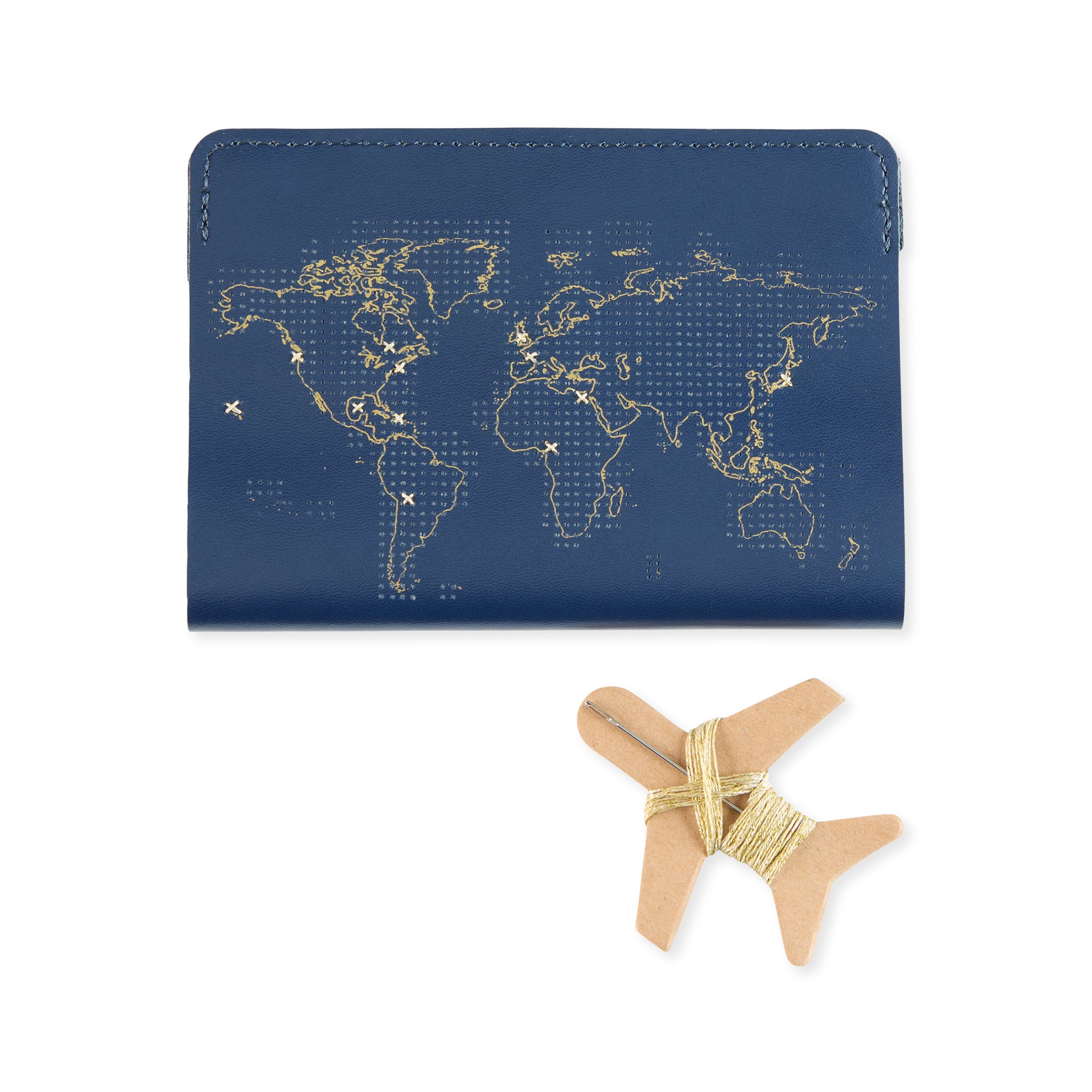 Stitch Your Travels Passport Cover DIY Kit – MoMA Design Store